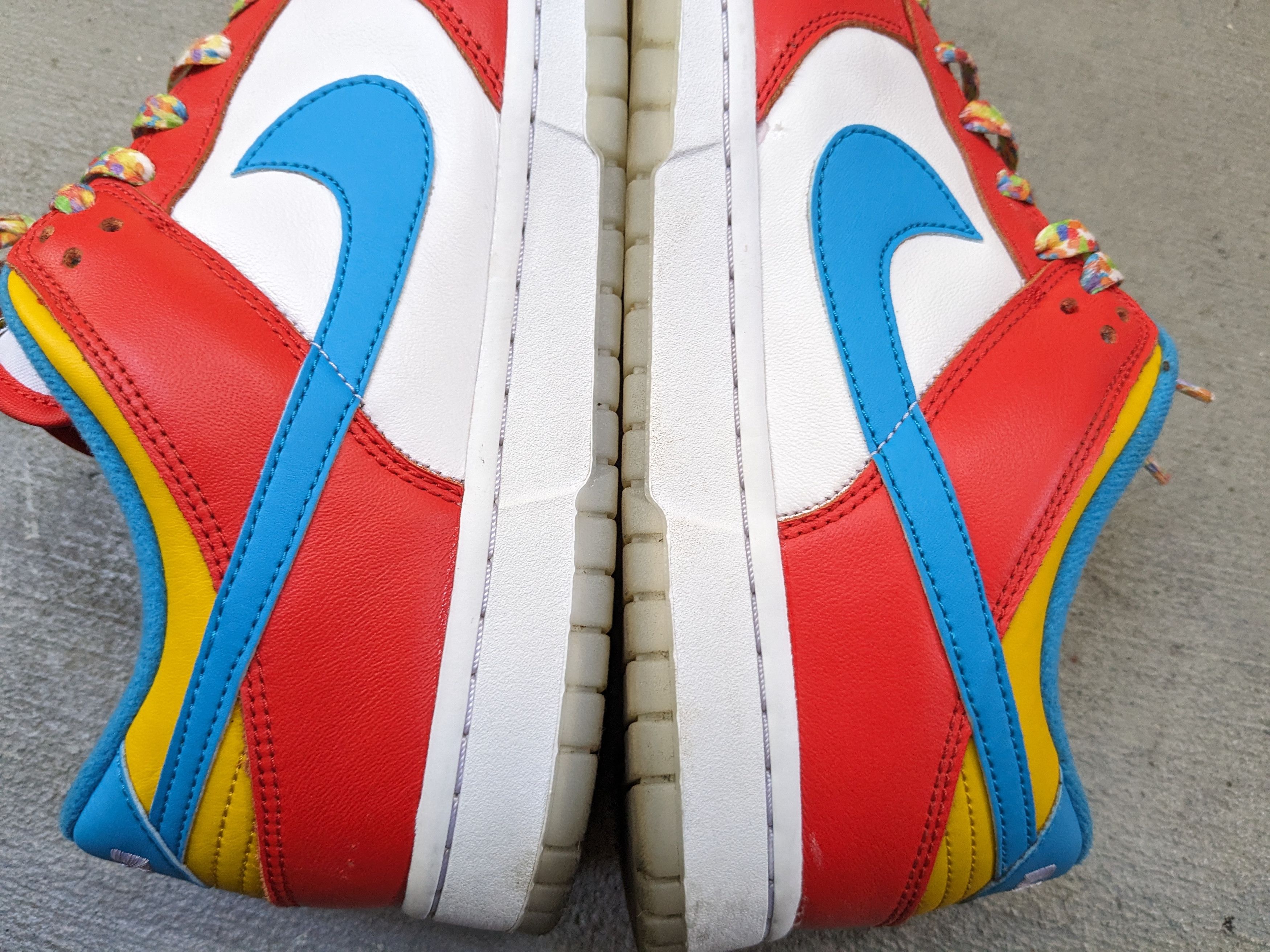 Nike Nike Dunk Low QS LeBron James Fruity Pebbles DH8009-600 Size US 10.5 / EU 43-44 - 9 Thumbnail