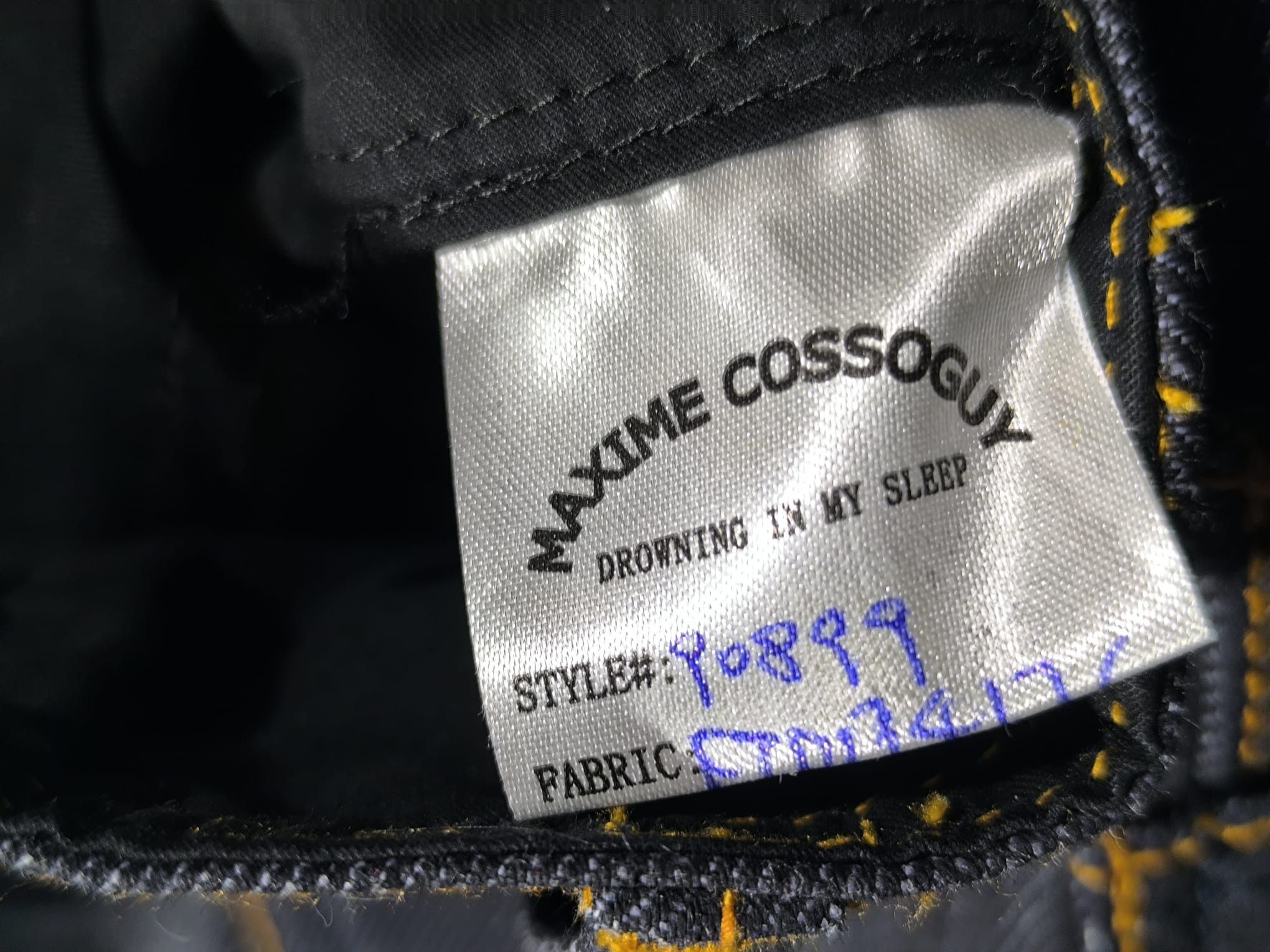Hysteric Glamour ribcage ultra highrise tribal raw wash denim jeans Size 30" / US 8 / IT 44 - 7 Thumbnail