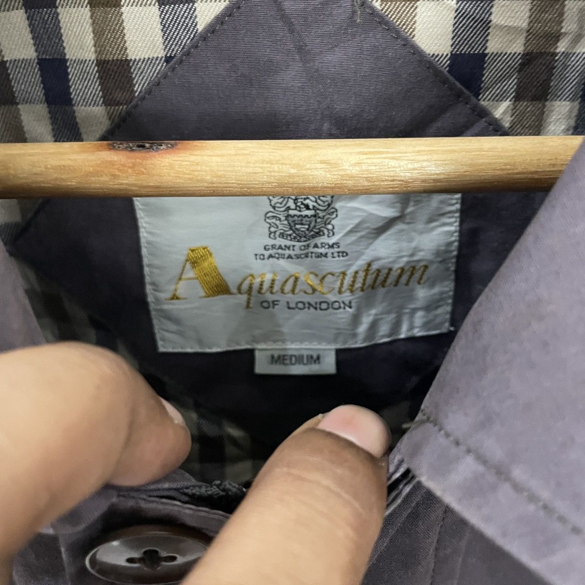 Aquascutum Vintage Aquascutum Trench Coat Jacket Size US XL / EU 56 / 4 - 5 Thumbnail