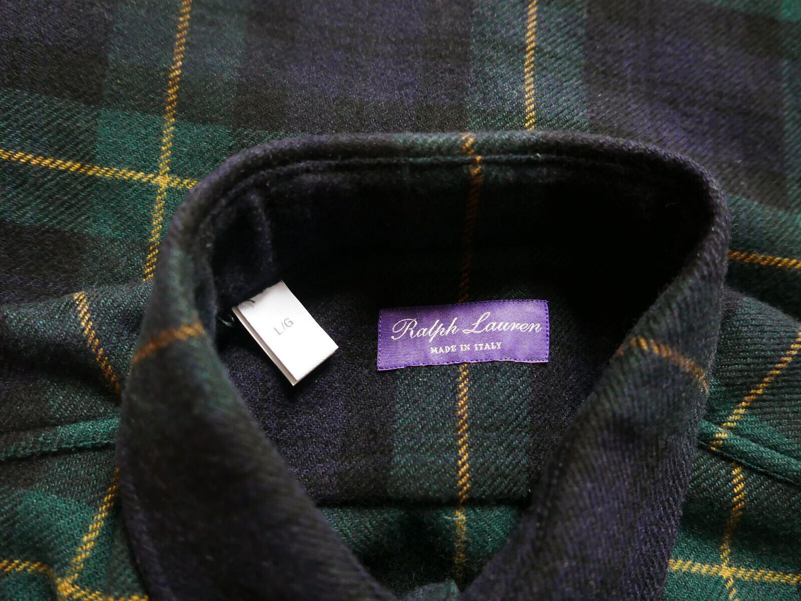 Ralph Lauren Purple Label Ralph Lauren Purple Label Shirt Green Tartan Plaid NWOT L Size US L / EU 52-54 / 3 - 3 Thumbnail