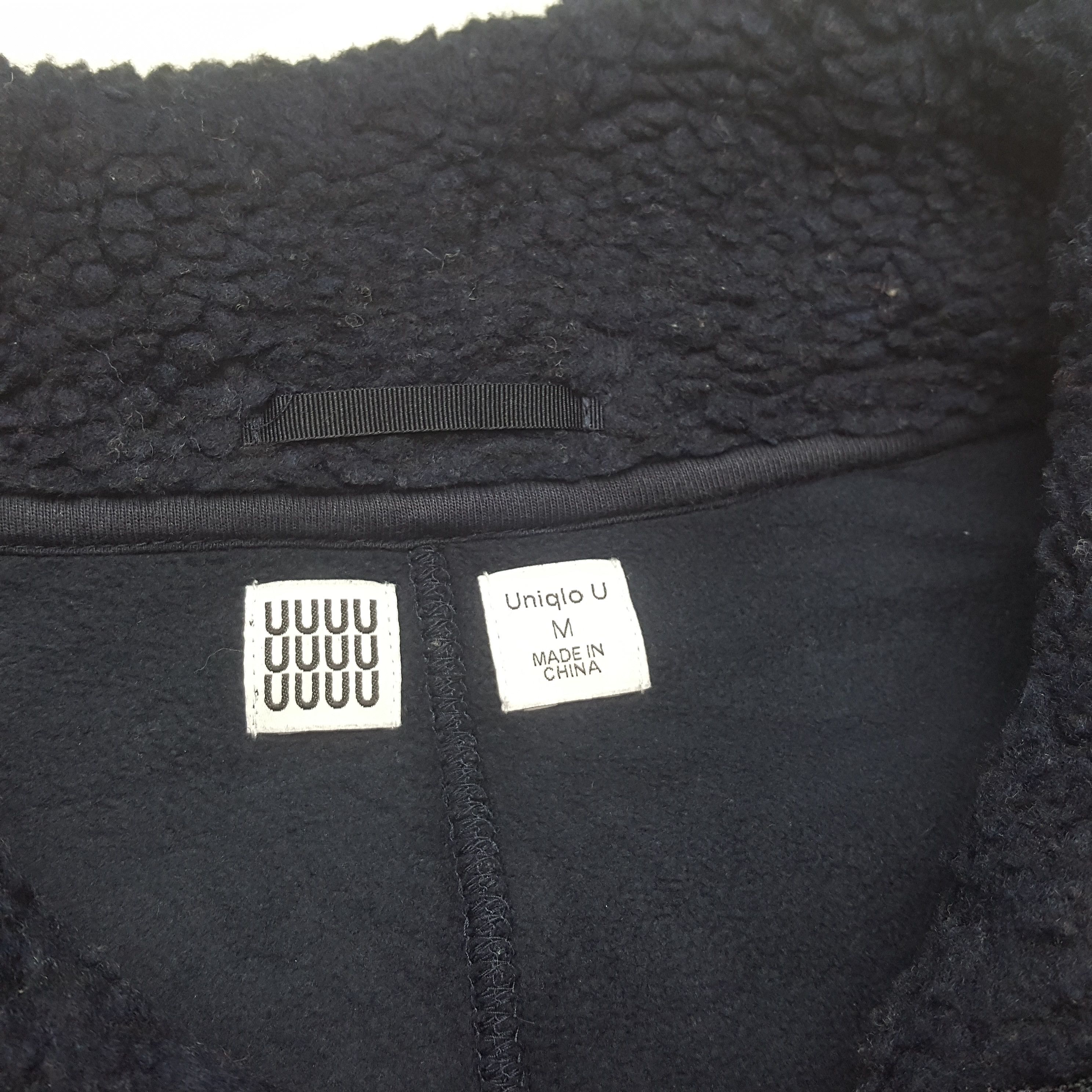 Japanese Brand × Vintage Vintage Uniqlo Undercover Custom Logo Sherpa Jacket Size US M / EU 48-50 / 2 - 4 Thumbnail