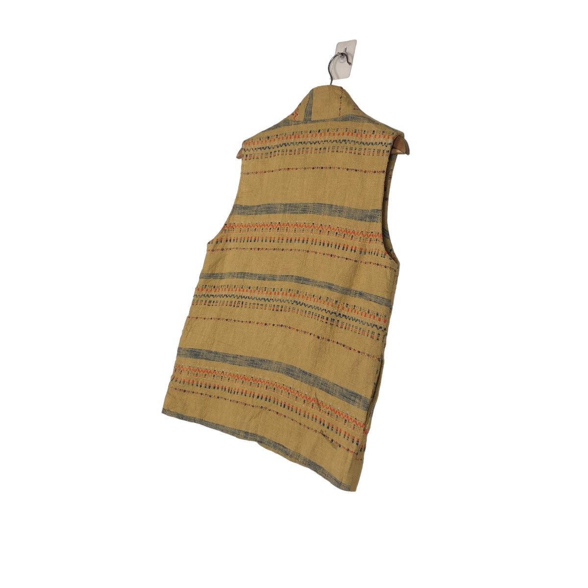 Japanese Brand 📌VINTAGE TANK TOP SLEEVELESS NAVAJO NATIVE DESIGN CHIMAYO Size US M / EU 48-50 / 2 - 4 Thumbnail