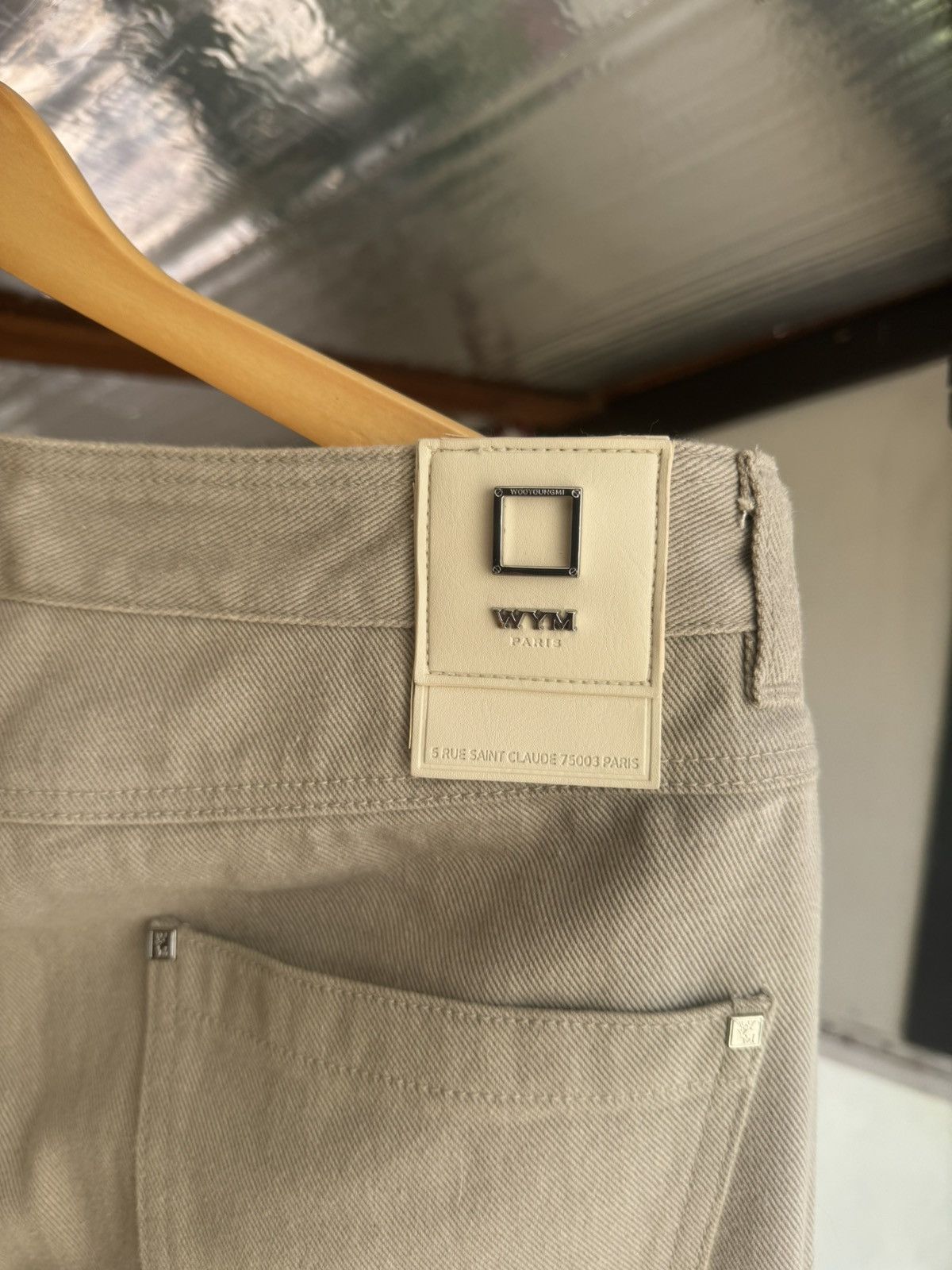 Wooyoungmi Natural/tan straight leg jean Size US 31 - 4 Thumbnail