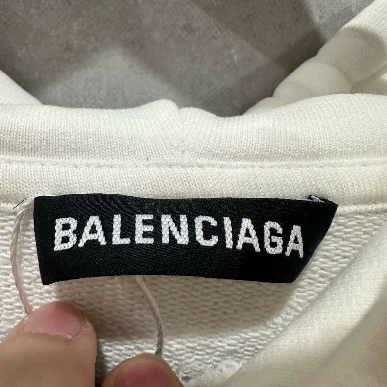 Balenciaga Balenciaga Chest Logo Hoodie Sweatshirt, Size XS 99 New Size US XS / EU 42 / 0 - 4 Thumbnail
