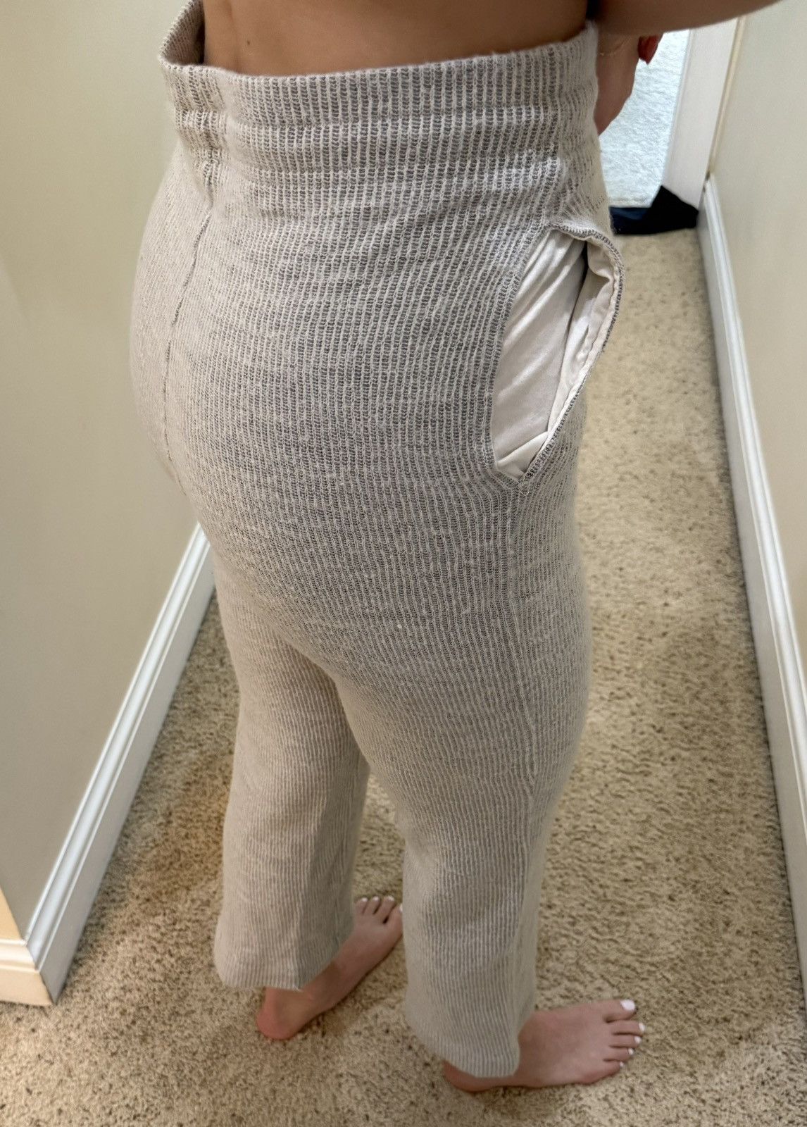 Our Legacy OUR LEGACY Off-White Reduced Trousers Size 29" - 2 Thumbnail