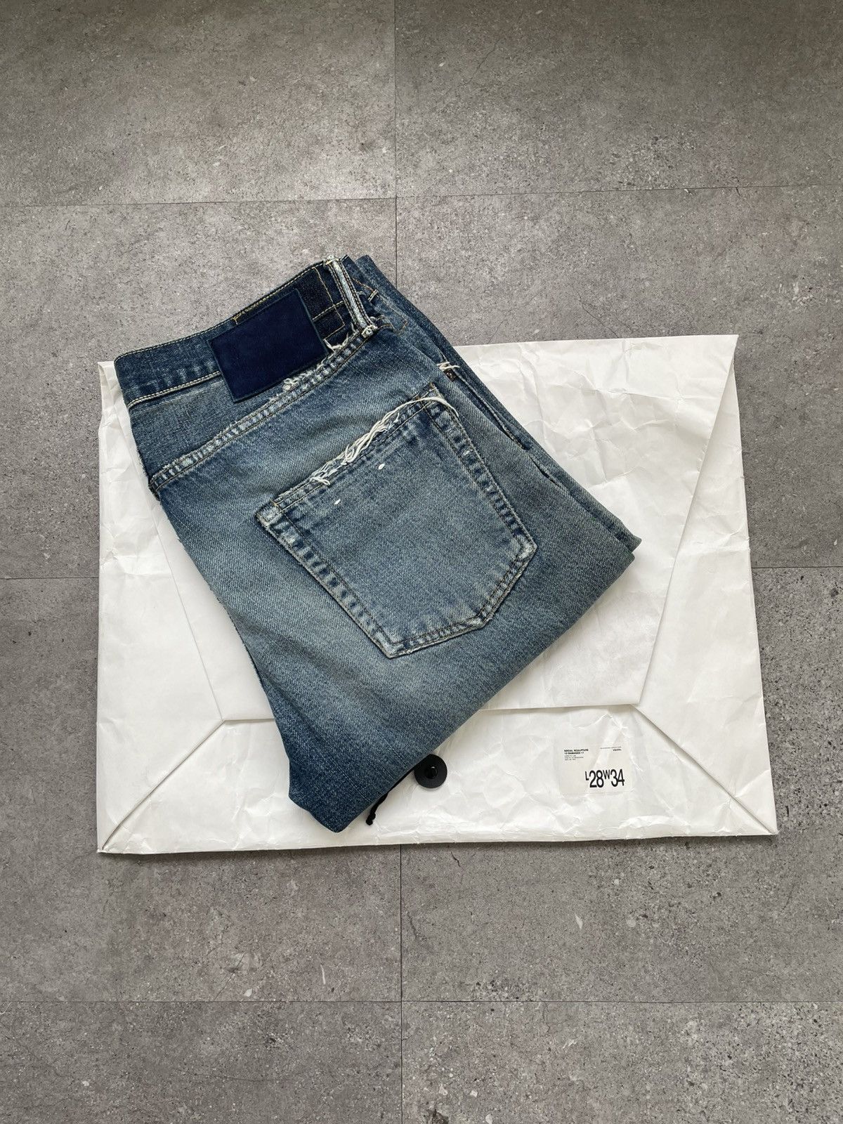 Visvim Visvim Social Sculpture 10 Damaged 17 19AW Size US 34 / EU 50 - 2 Thumbnail