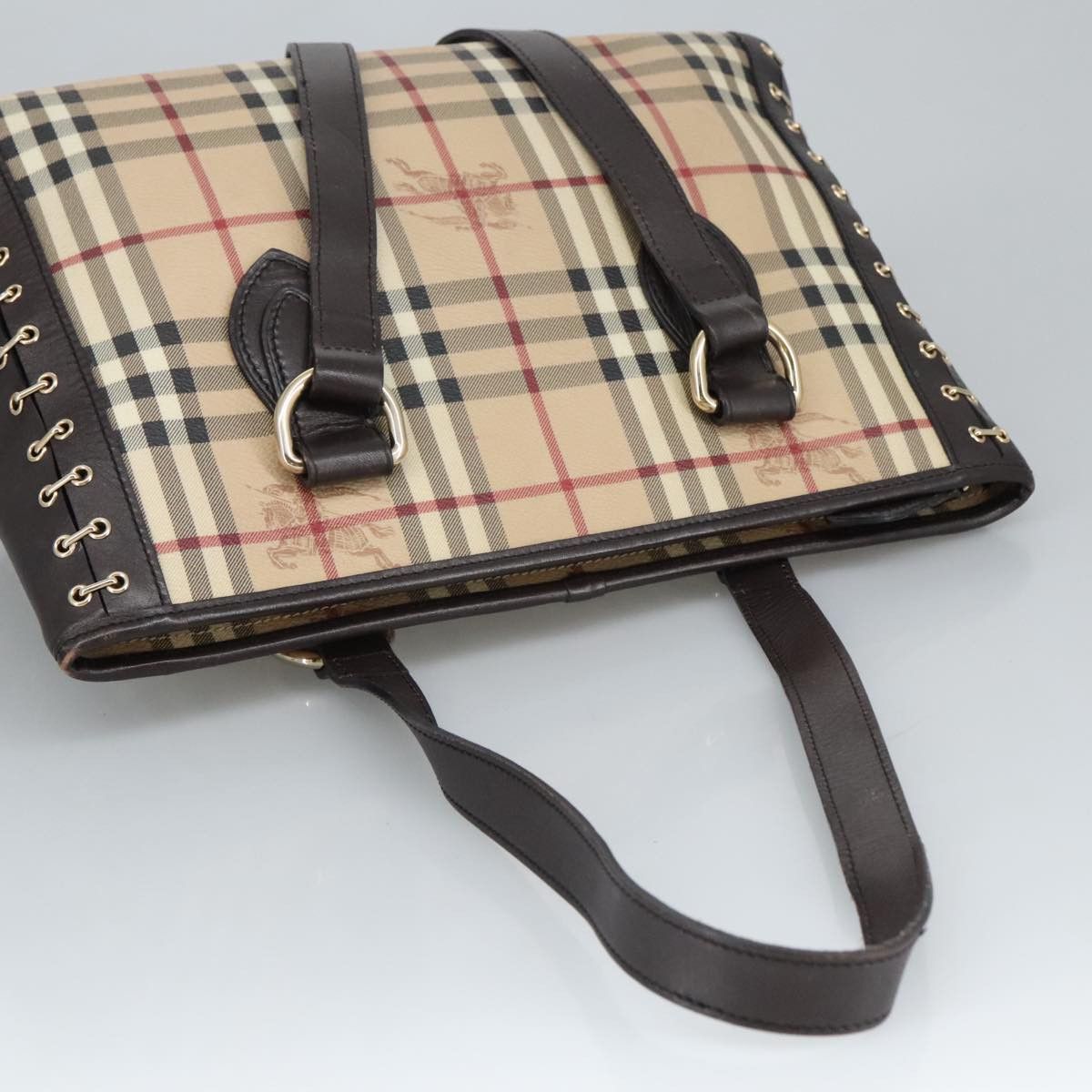 Burberry Burberry Nova Check Shoulder Bag Pvc Beige Size ONE SIZE - 6 Thumbnail