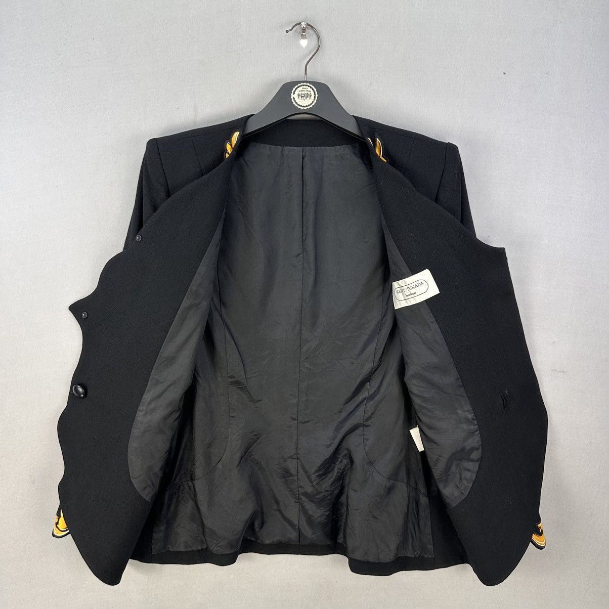 Japanese Brand Vintage 80's Keiji Tukada Boutique Avant Garde Women Jacket Size S / US 4 / IT 40 - 14 Thumbnail