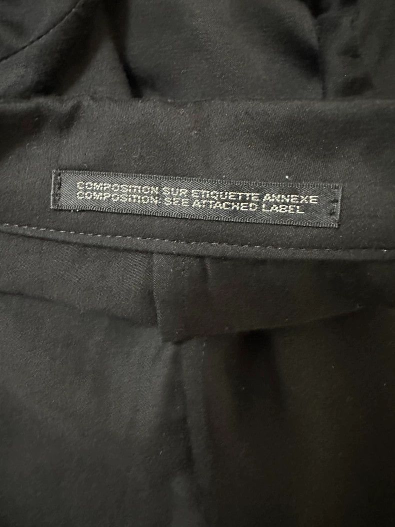 Yohji Yamamoto Yohji Yamamoto size 1 Black asymmetric wavy pleated short Size S / US 4 / IT 40 - 6 Thumbnail