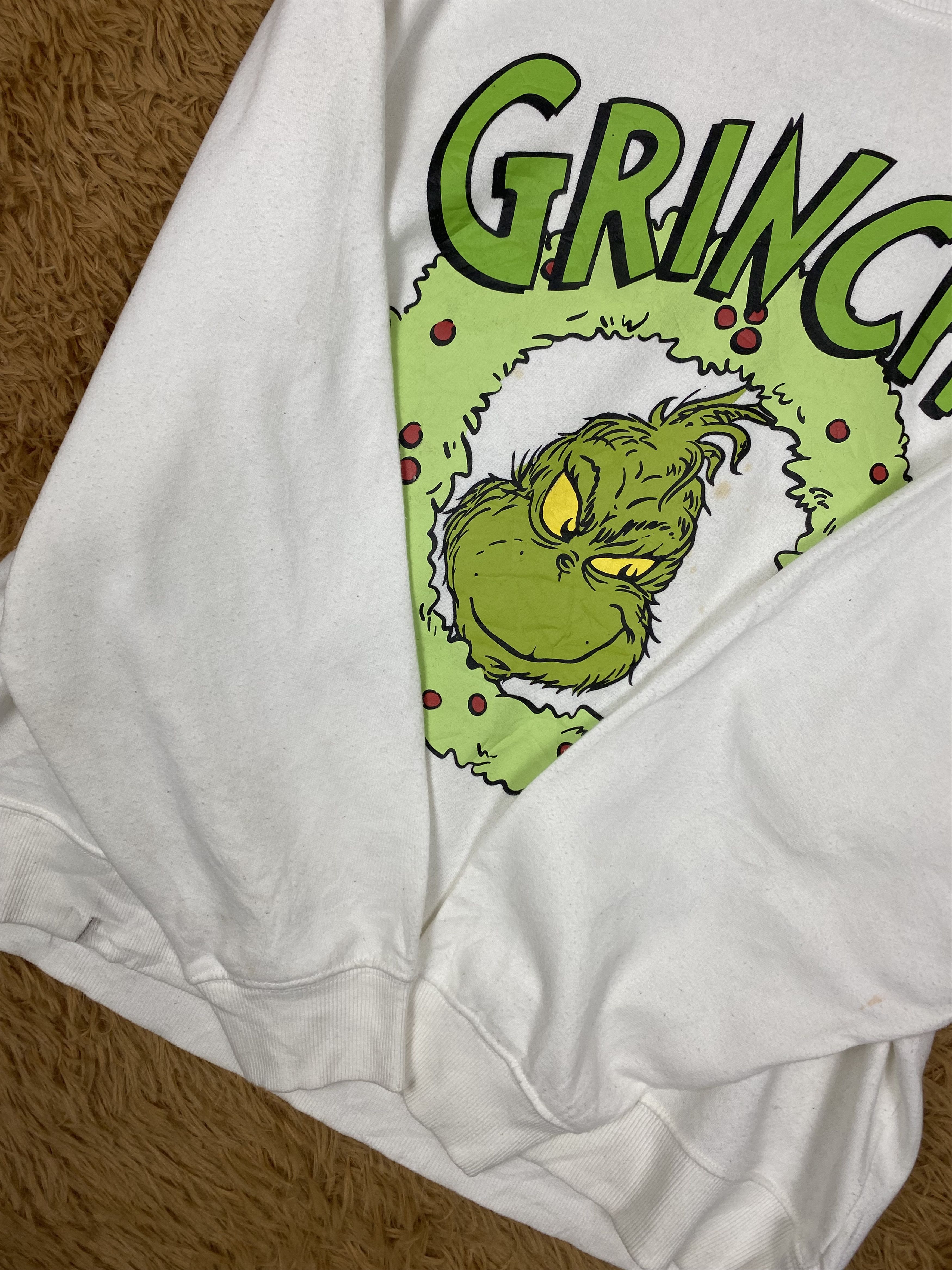 Cartoon Network Vintage The Grinch Dr. Seuss Sweatshirts PS0342 Size US L / EU 52-54 / 3 - 4 Thumbnail
