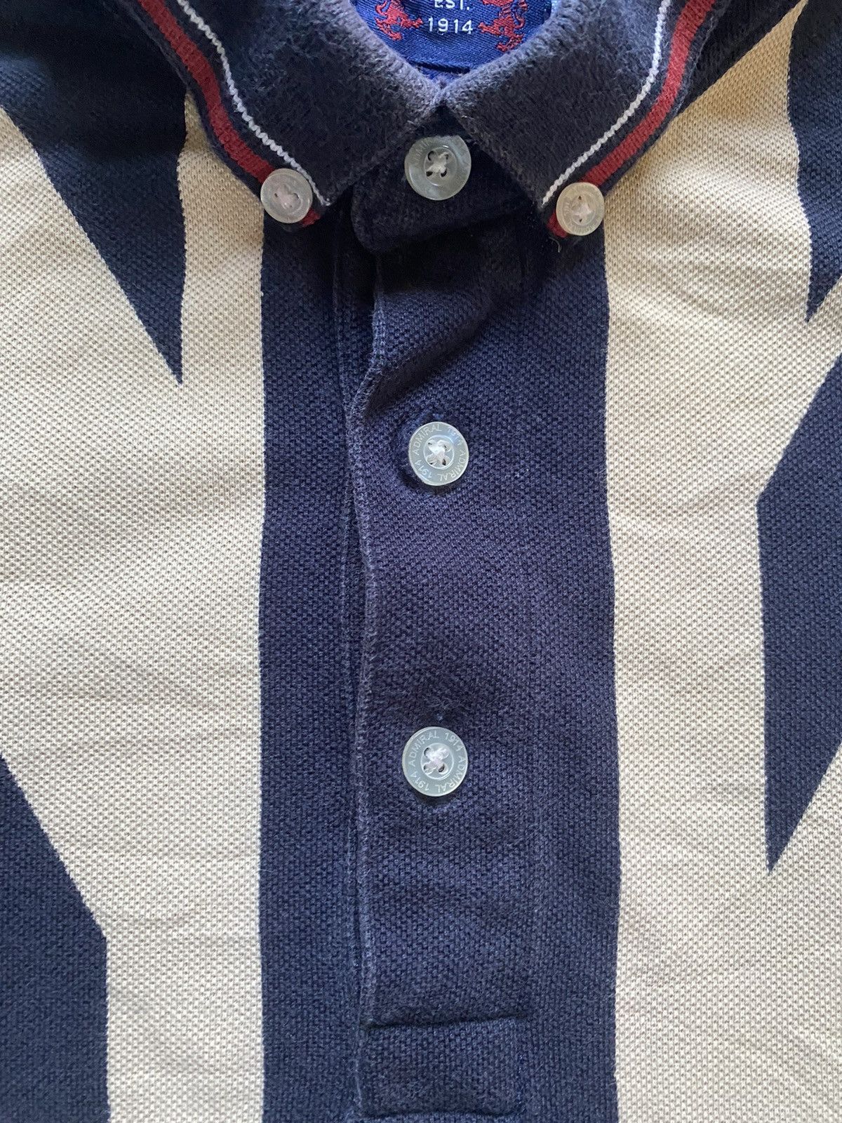 Japanese Brand Vintage Admiral polo tee Size US M / EU 48-50 / 2 - 4 Thumbnail