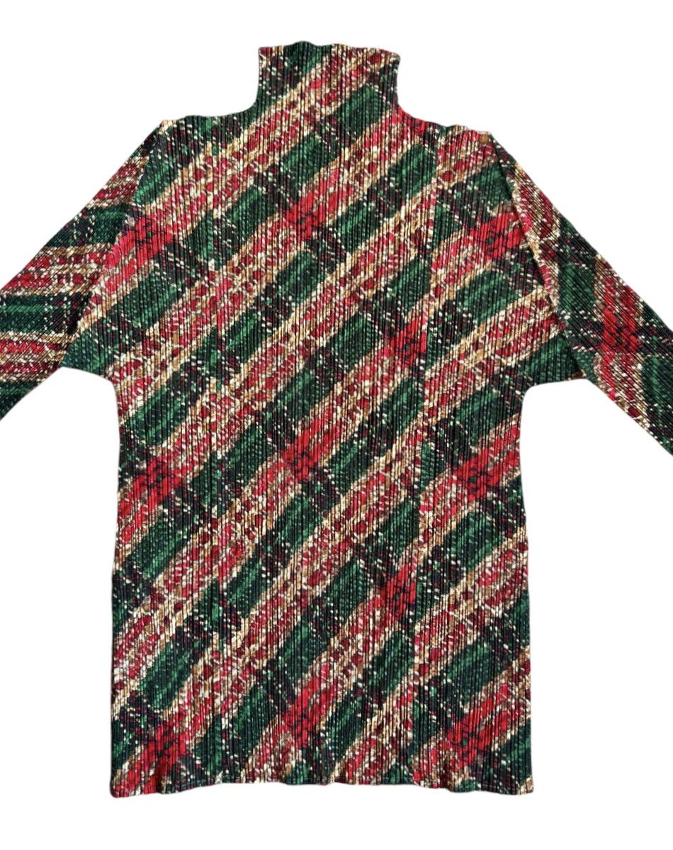 Pleats Please Issey Miyake PLEATS PLEASE by ISSEY MIYAKE Pleated Top Shirt Designer Size M / US 6-8 / IT 42-44 - 2 Thumbnail