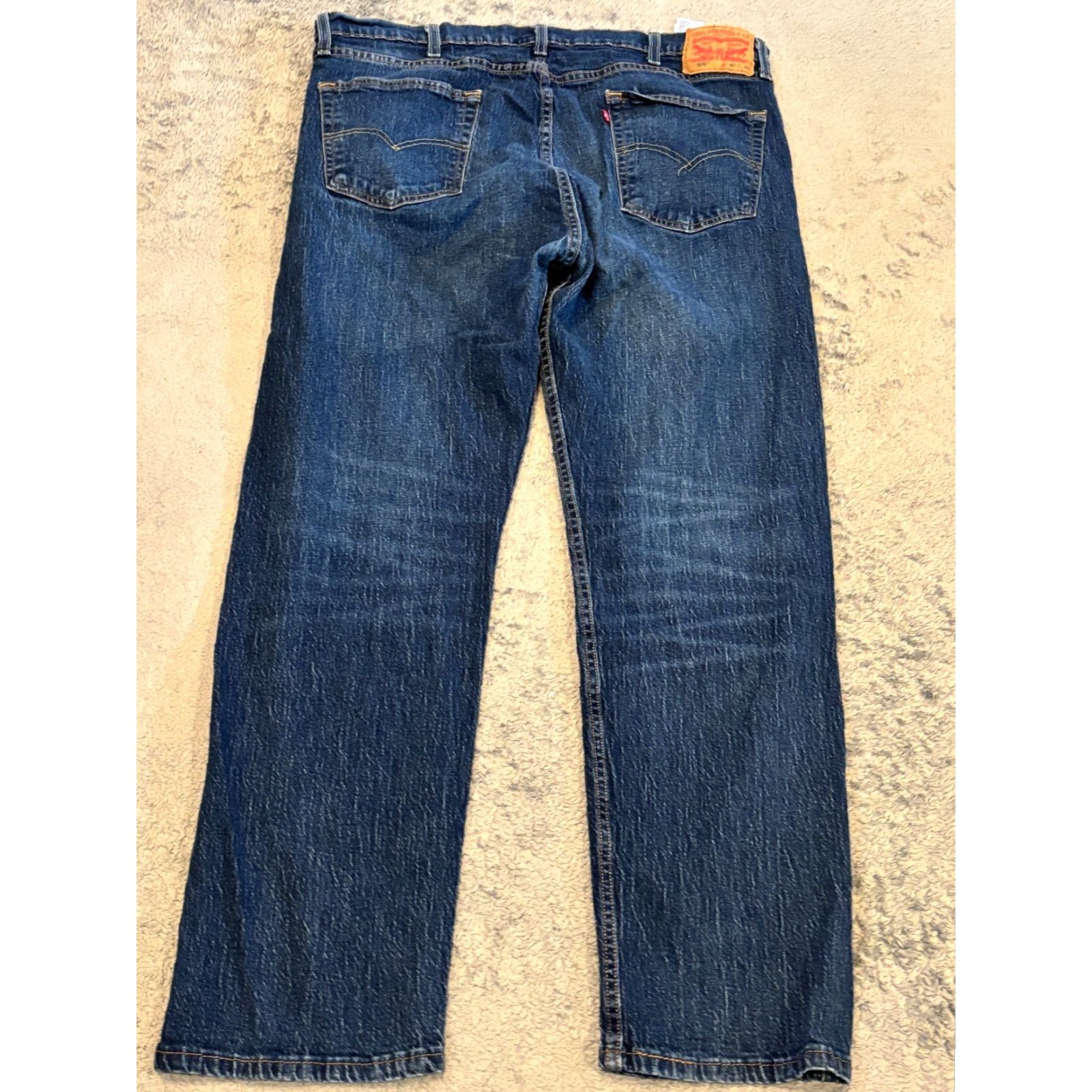 Levi's Levi's 505 Jeans Mens 40x30 Regular Fit 5-Pocket Cotton Blue Denim Dark Wash Size US 40 / EU 56 - 6 Thumbnail