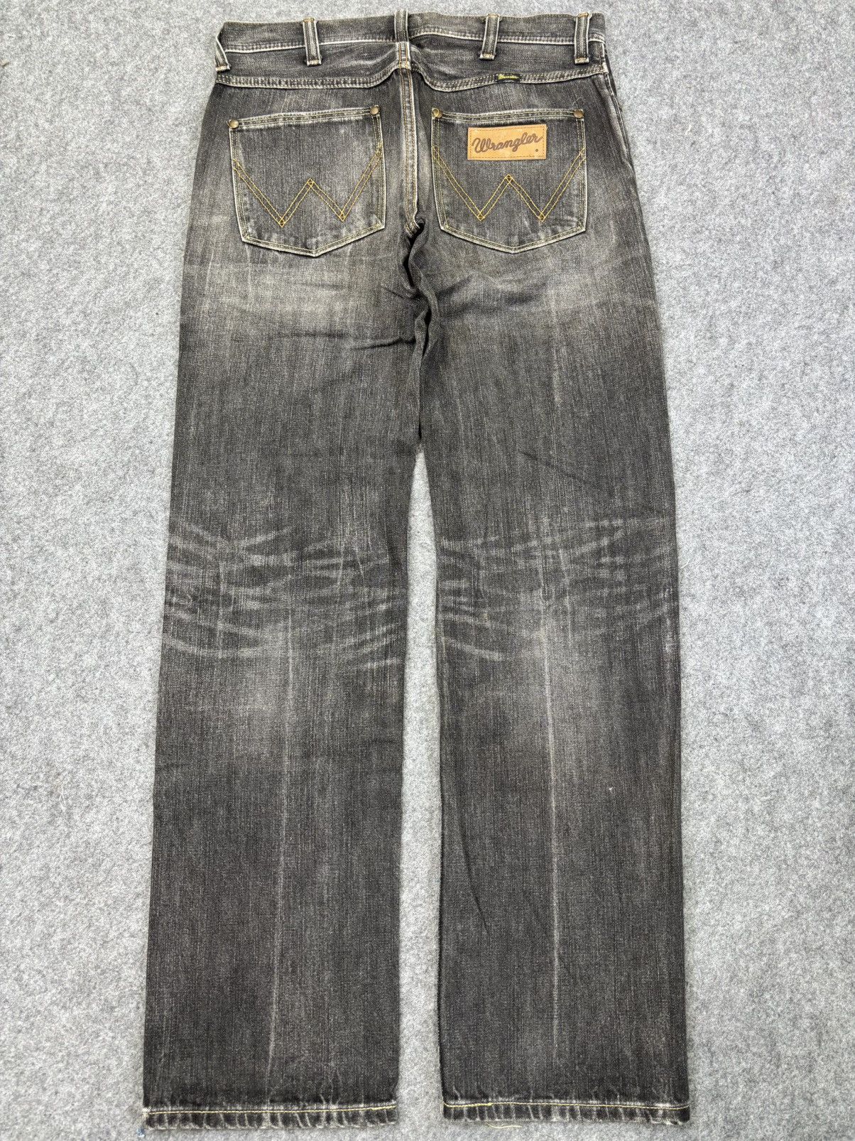 Wrangler 💥90s Style💥Vintage Wrangler Black Wash Fades Denim F866 Size US 32 / EU 48 - 6 Thumbnail