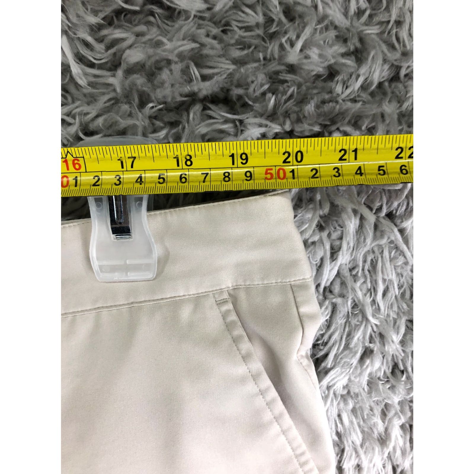 Adidas Adidas Bermuda Shorts Climalite Mens 40 Mid Rise Lightweight Beige Tan 5-Pocket Regular Size US 40 / EU 56 - 2 Thumbnail
