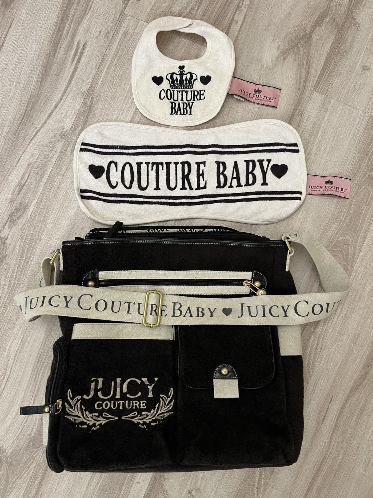 Juicy Couture Vintage Juicy Couture “Couture Baby” Diaper Changing Bag Size ONE SIZE - 5 Thumbnail