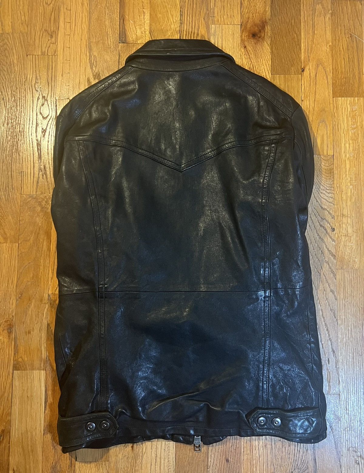 5351 POUR LES HOMMES 5351 Pour Les Hommes Leather Jacket Size US L / EU 52-54 / 3 - 3 Thumbnail