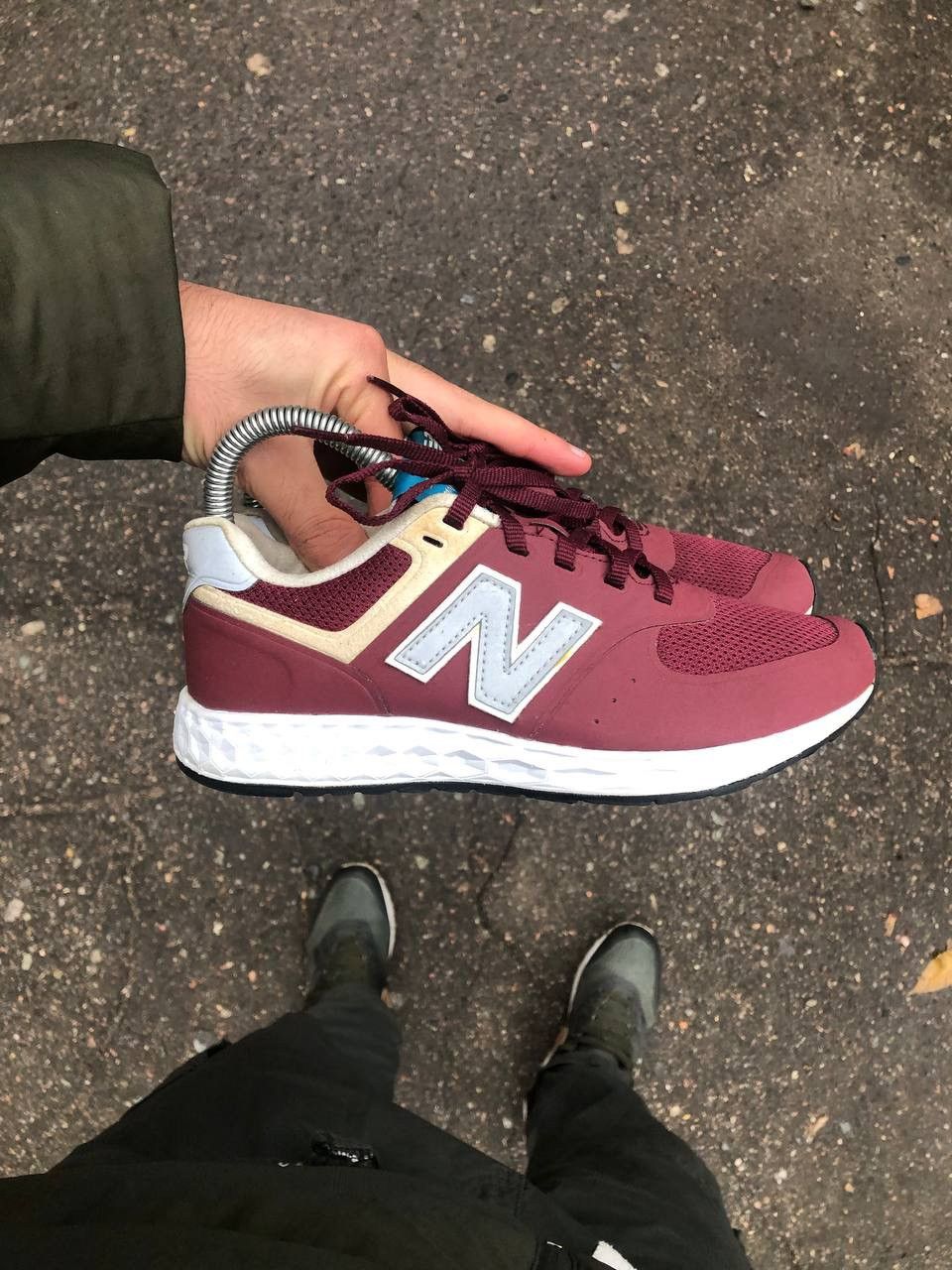 New Balance × Vintage VERY RARR NEW BALANCE 574 REFLECTIVE SNEAKERS JAPAN STYLE Size US 4.5 / IT 34.5 - 11 Thumbnail