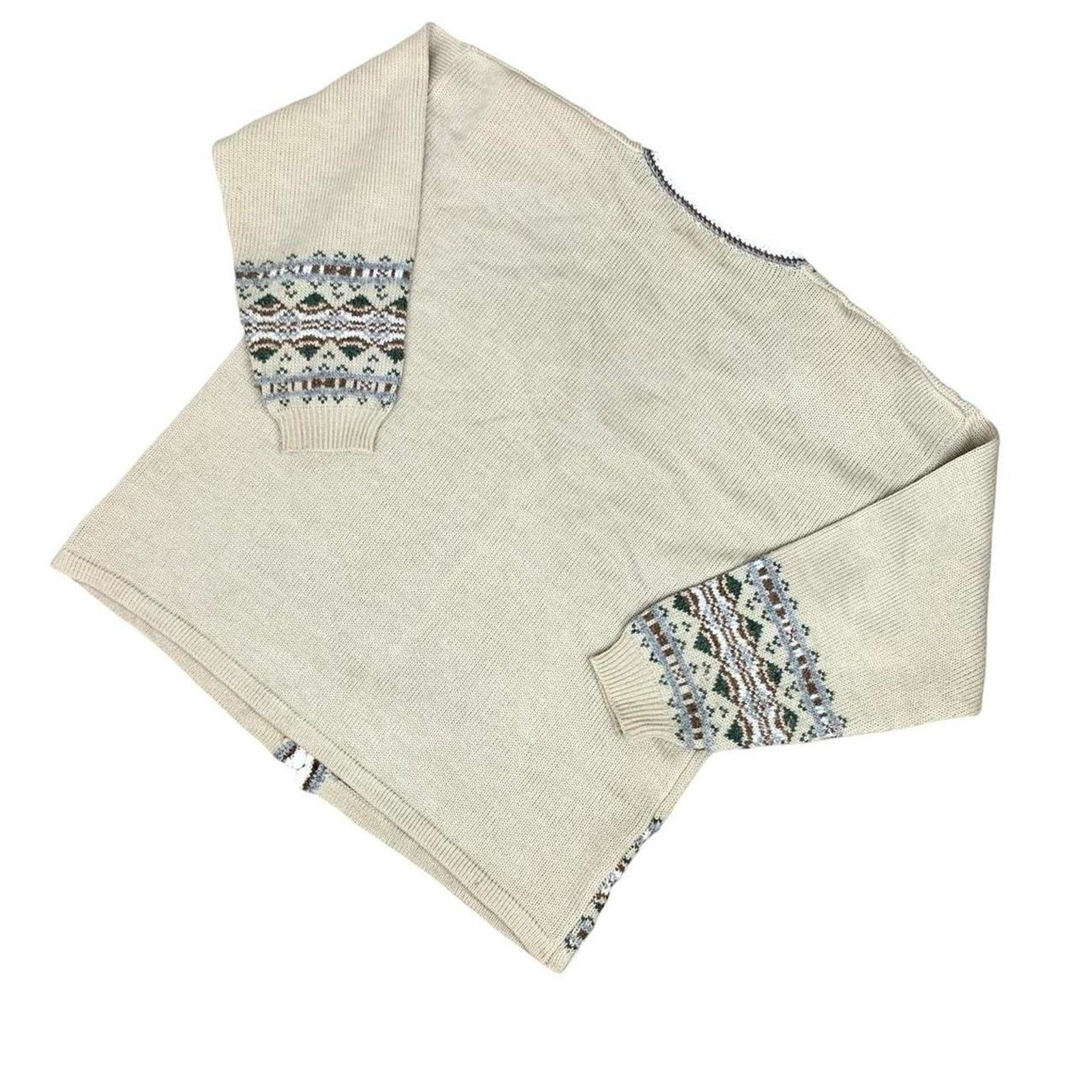Vintage Vintage Coquette Knit Cardigan Sweater with floral design Size L / US 10 / IT 46 - 5 Thumbnail