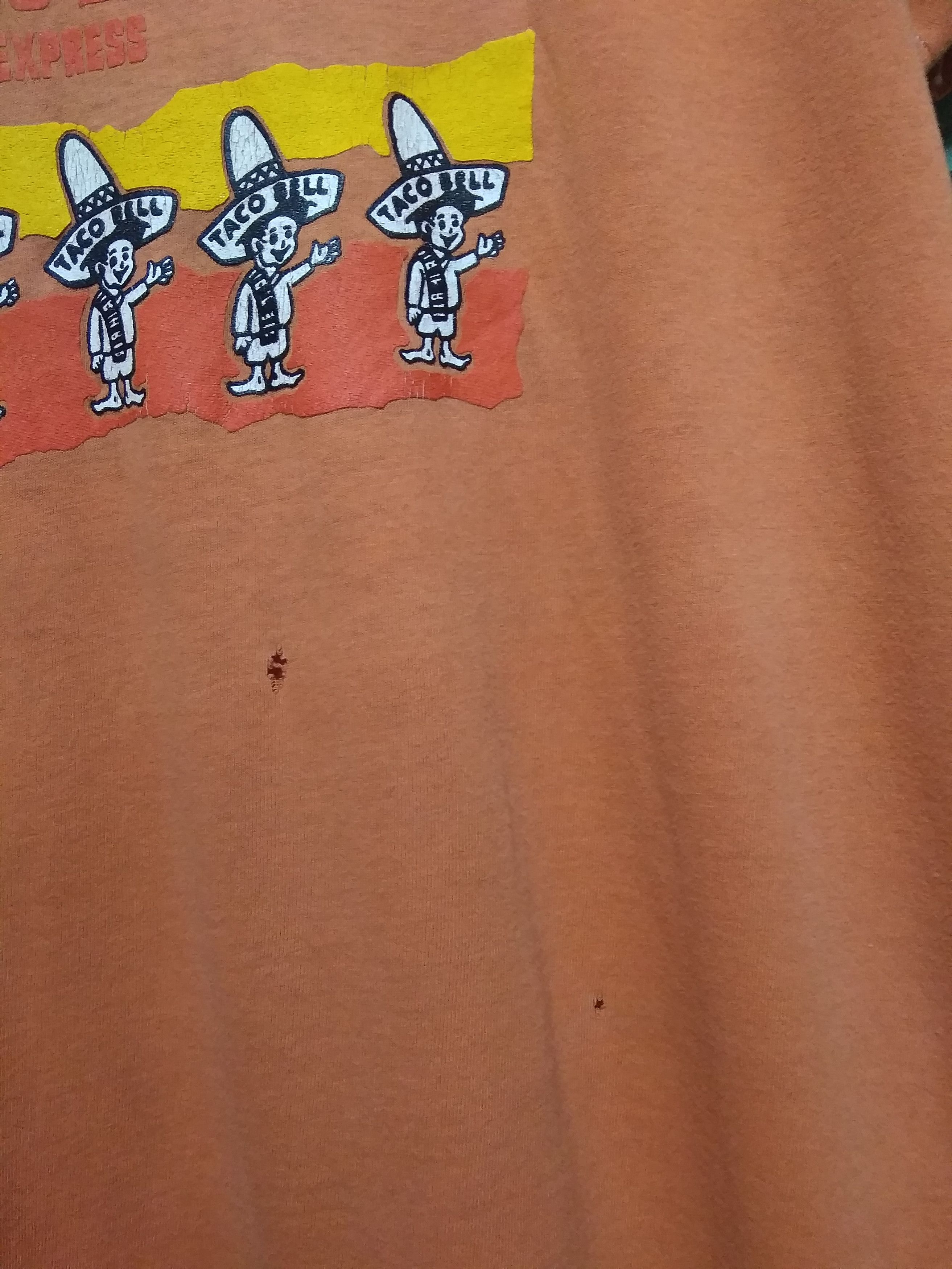 Vintage 80s Taco Bell Express Decades Taco Boy 5 Archival Clothing Size US L / EU 52-54 / 3 - 3 Thumbnail