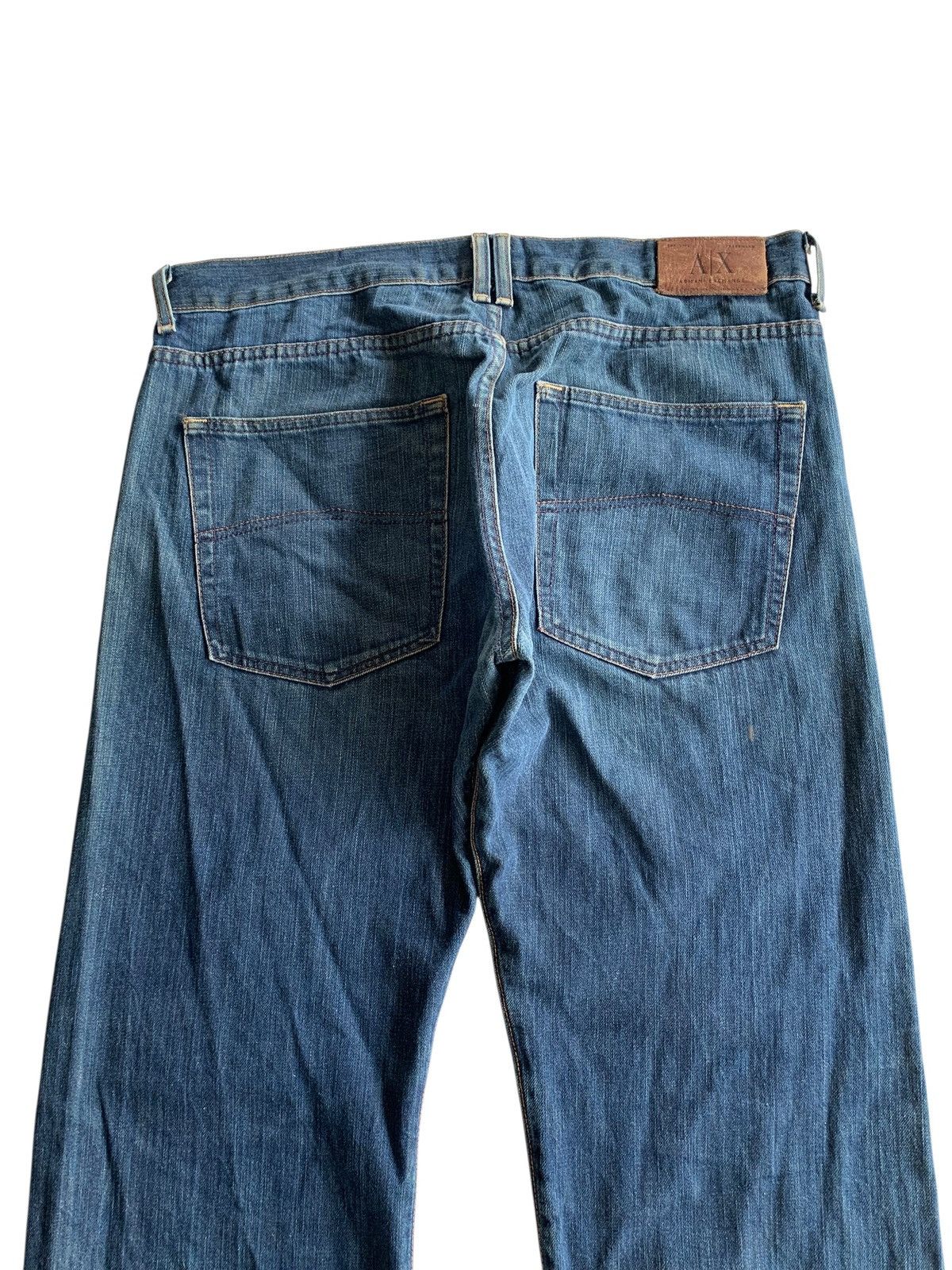Armani Exchange VINTAGE AX ARMANI EXCHANGE SELVEDGE USA FADED DENIM Size US 37 - 9 Thumbnail