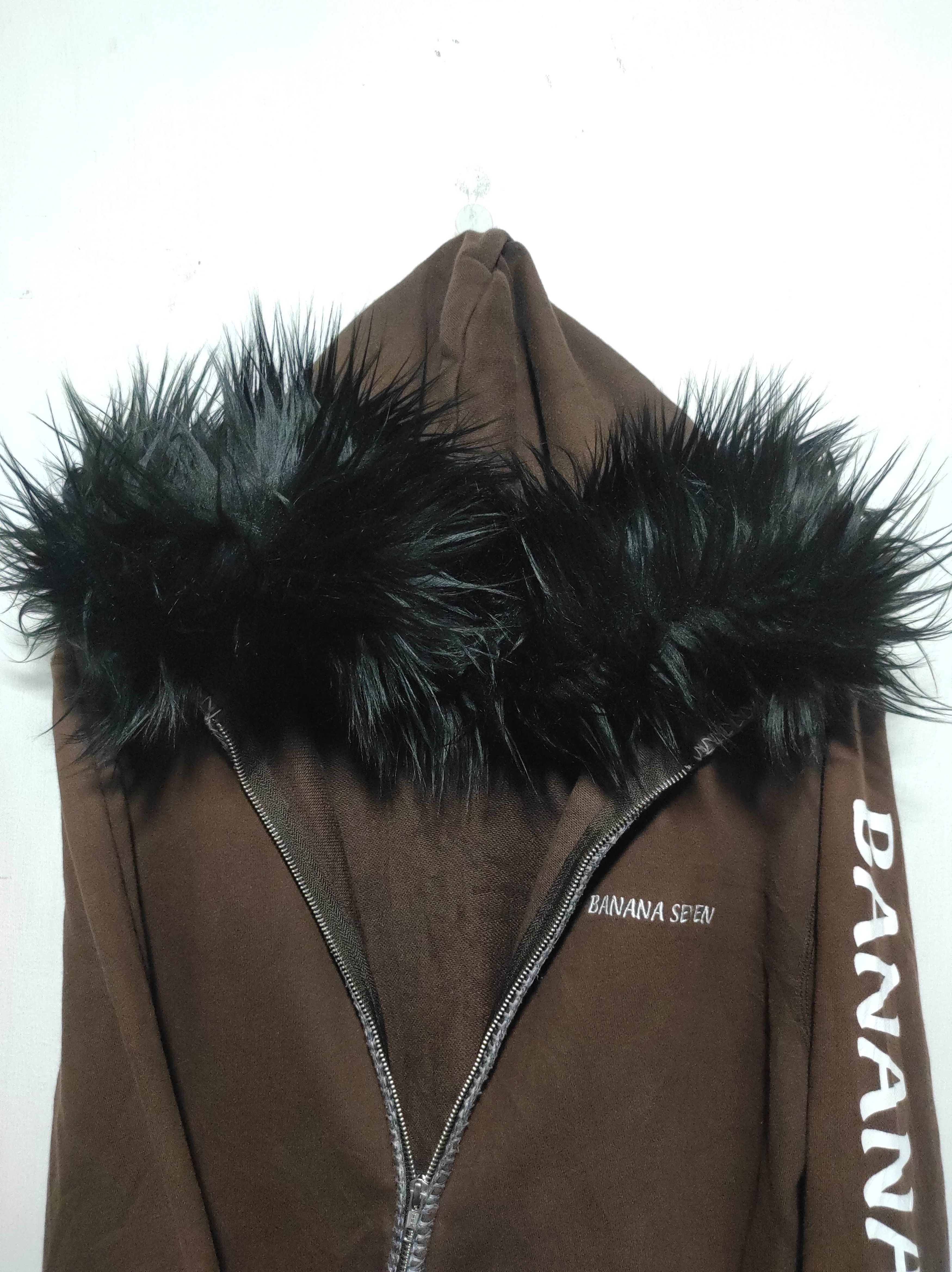 Hysteric Glamour Banana Seven Double Zipper Fur Hoodie LGB IfSixWasNine style Size US L / EU 52-54 / 3 - 2 Thumbnail