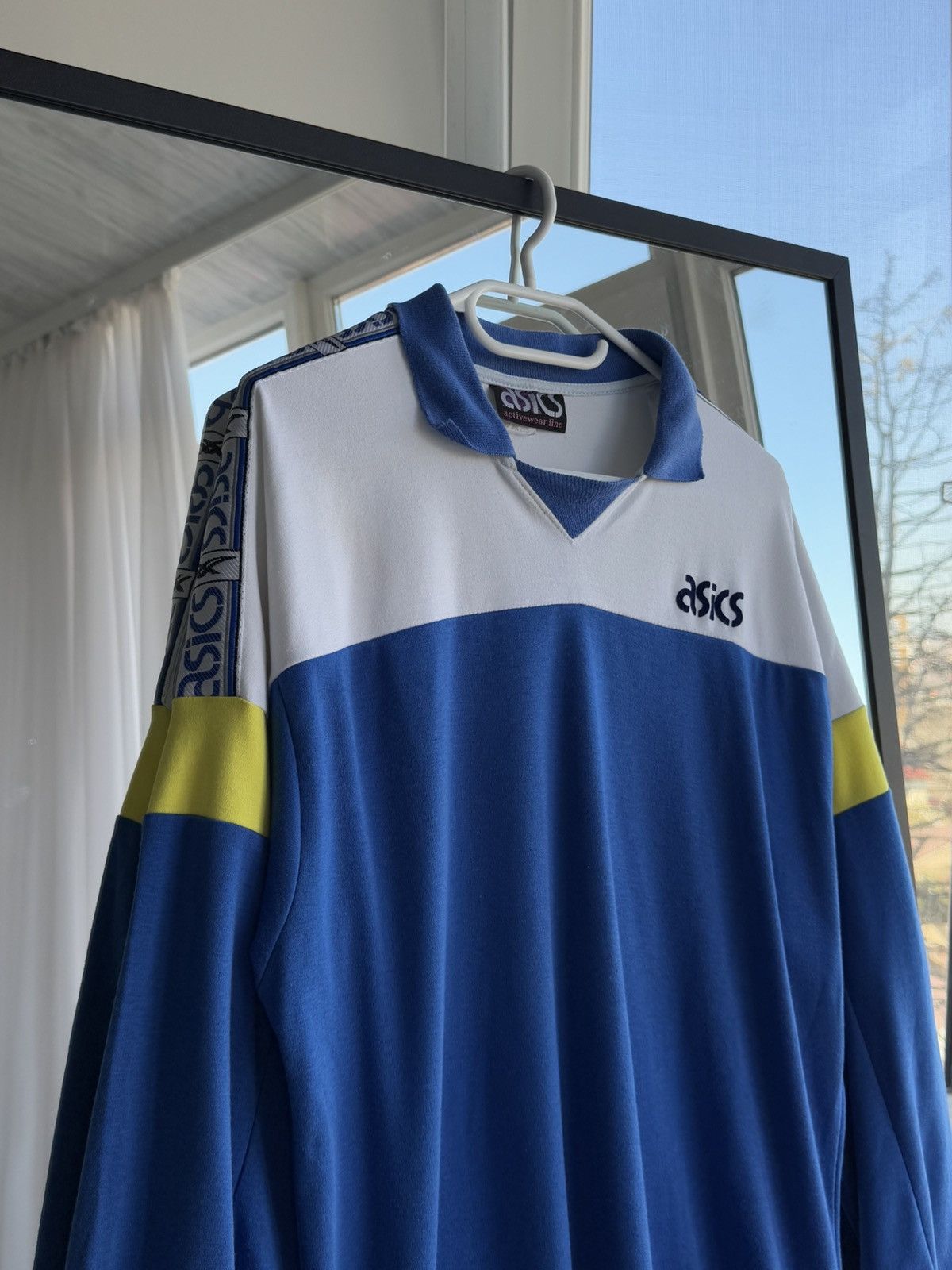 Asics × Vintage Vintage ASICS Template Long Sleeve 90s Football Jersey Size US XL / EU 56 / 4 - 2 Thumbnail