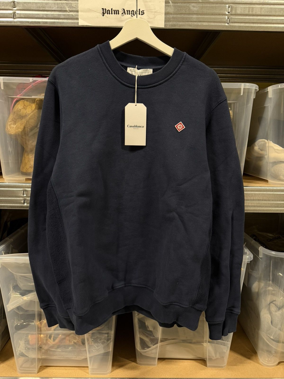 Casablanca Casablanca Logo Embroidery Patch Sweatshirt NEW 700$ Size US L / EU 52-54 / 3 - 1 Thumbnail