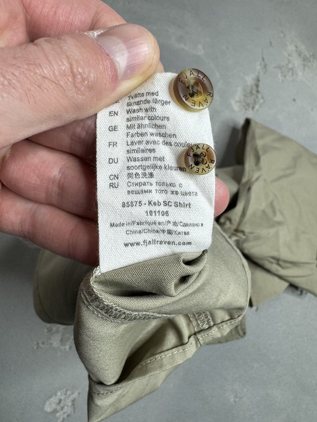 Fjallraven × Vintage Vintage Fjallraven G-1000 long sleeve shirt Size US M / EU 48-50 / 2 - 5 Thumbnail