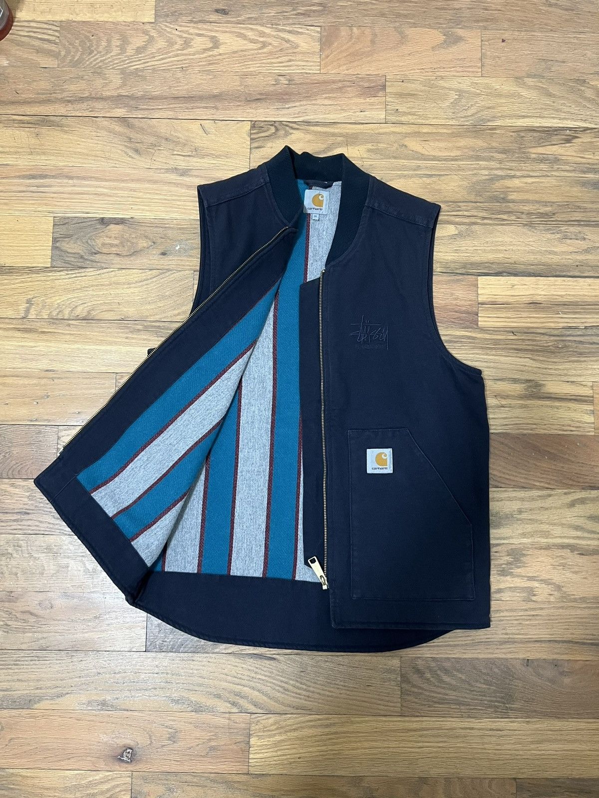 Stussy Carhartt Vest | Grailed
