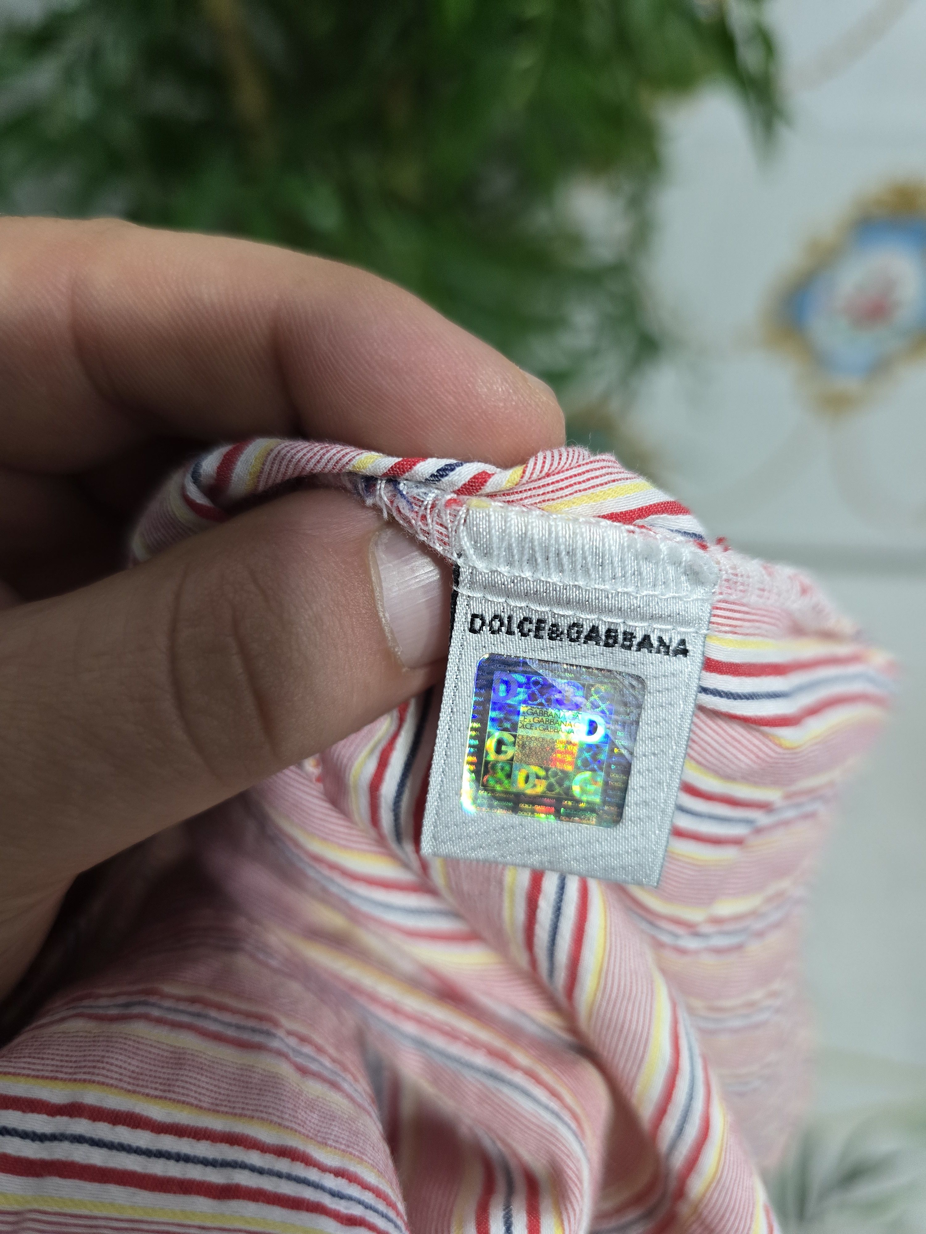 Dolce & Gabbana × Vintage DOLCE & GABBANA shirt Men VINTAGE 2000' RARE MEDIUM Size US M / EU 48-50 / 2 - 12 Thumbnail