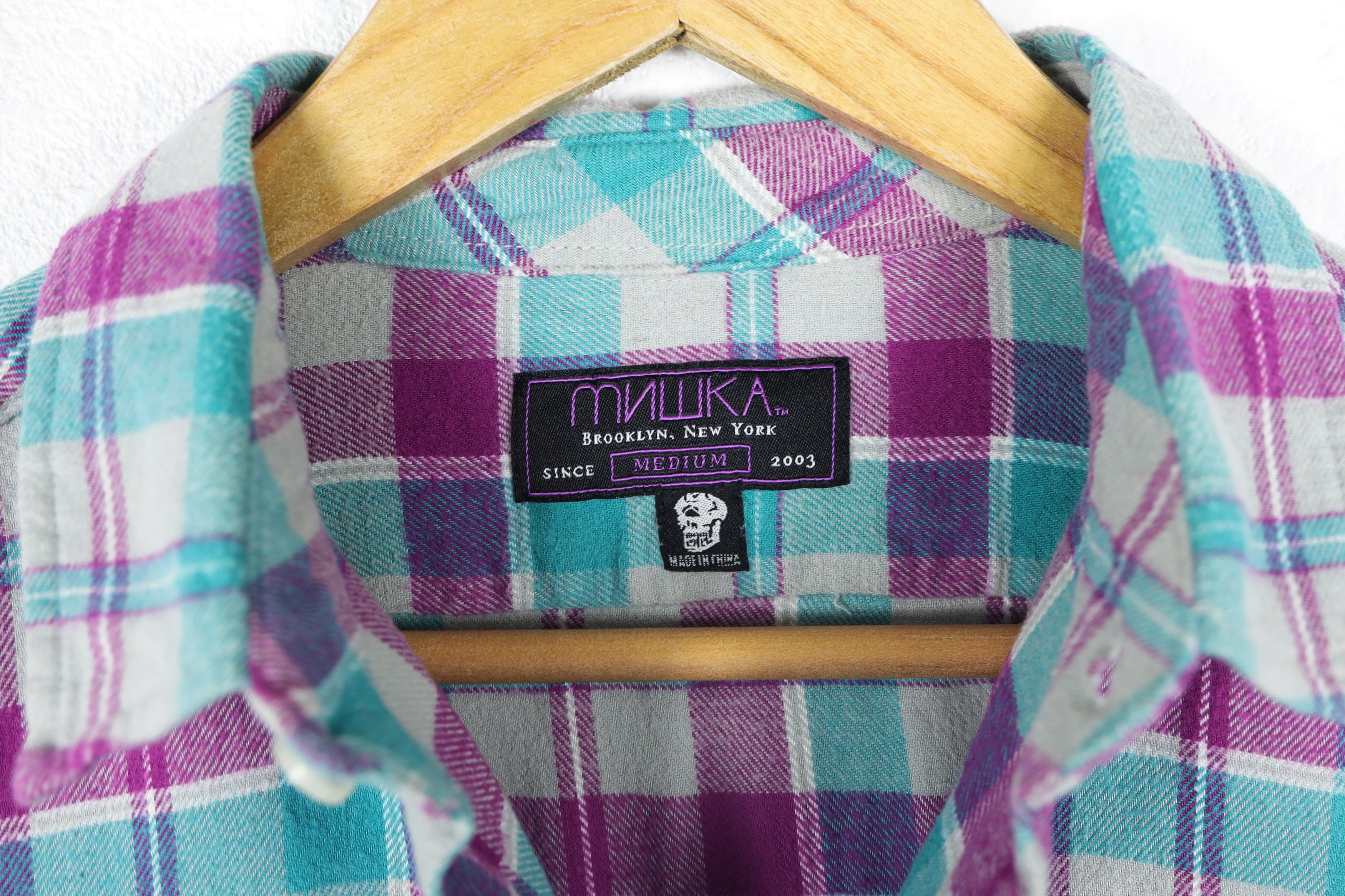 Flannel × Mishka Mishka NYC Loveless Multicolor Flannel Shirt Medium Size US S / EU 44-46 / 1 - 6 Thumbnail