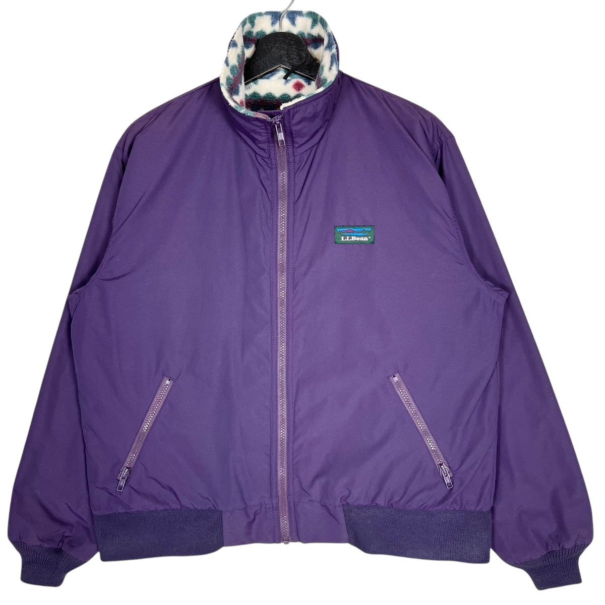 L.L. Bean LL Bean Zipper Fleece Warm Up Jacket Size US L / EU 52-54 / 3 - 2 Thumbnail
