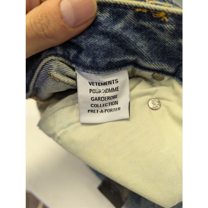 Vetements o1rshd1 Denim Jeans in Indigo Blue Size US 34 / EU 50 - 20 Thumbnail