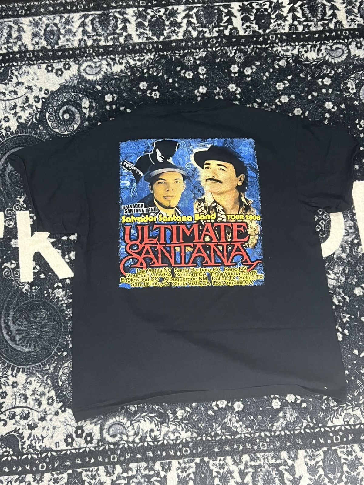 Band Tees × Vintage RARE- Vintage CARLOS SANTANA T- Shirt Size US L / EU 52-54 / 3 - 2 Thumbnail