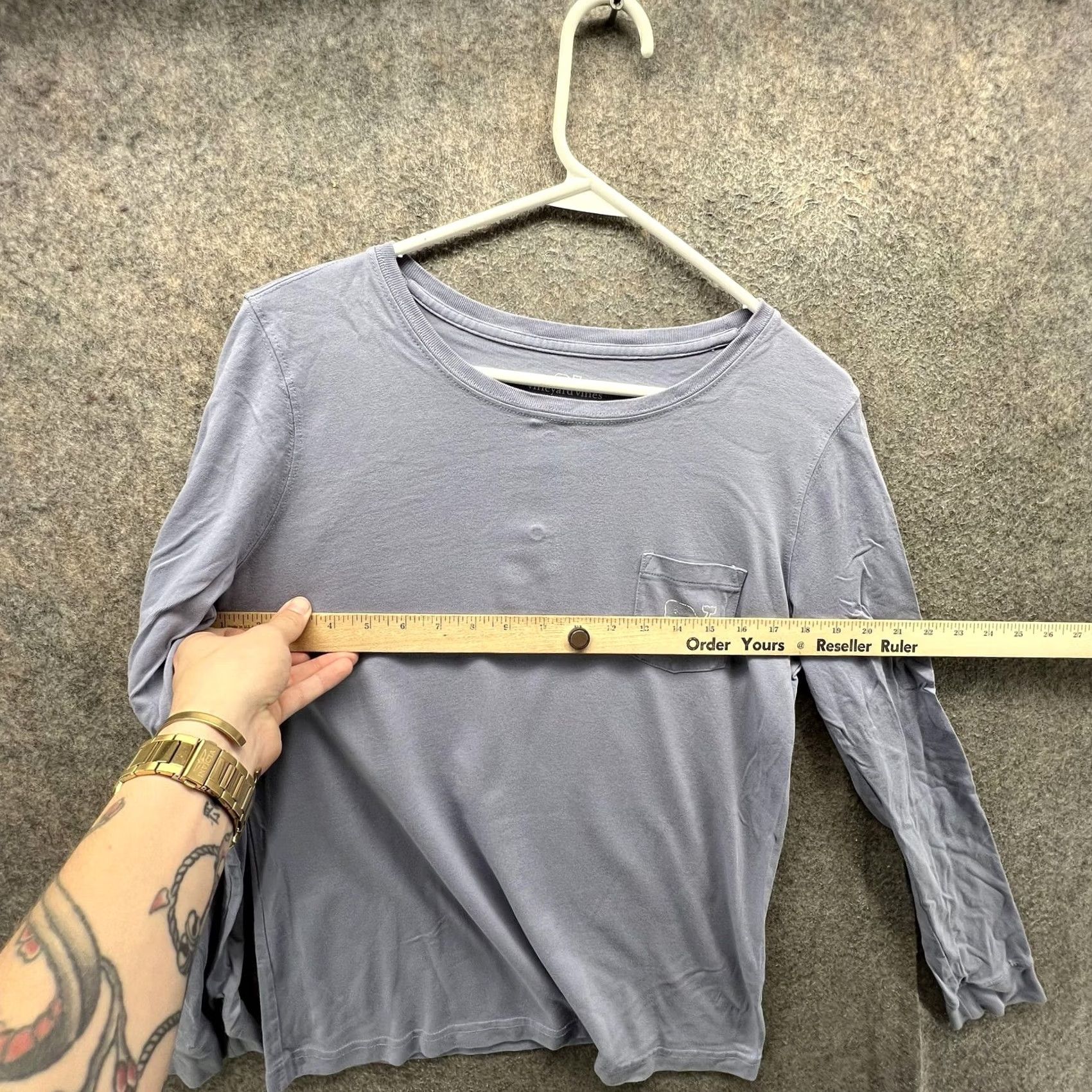 Vineyard Vines Vineyard Vines Shirt Mens Small Gray Long Sleeve Whale Graphic Tee Tagless S Gray Crew Neck T-Shirt Size US S / EU 44-46 / 1 - 5 Thumbnail