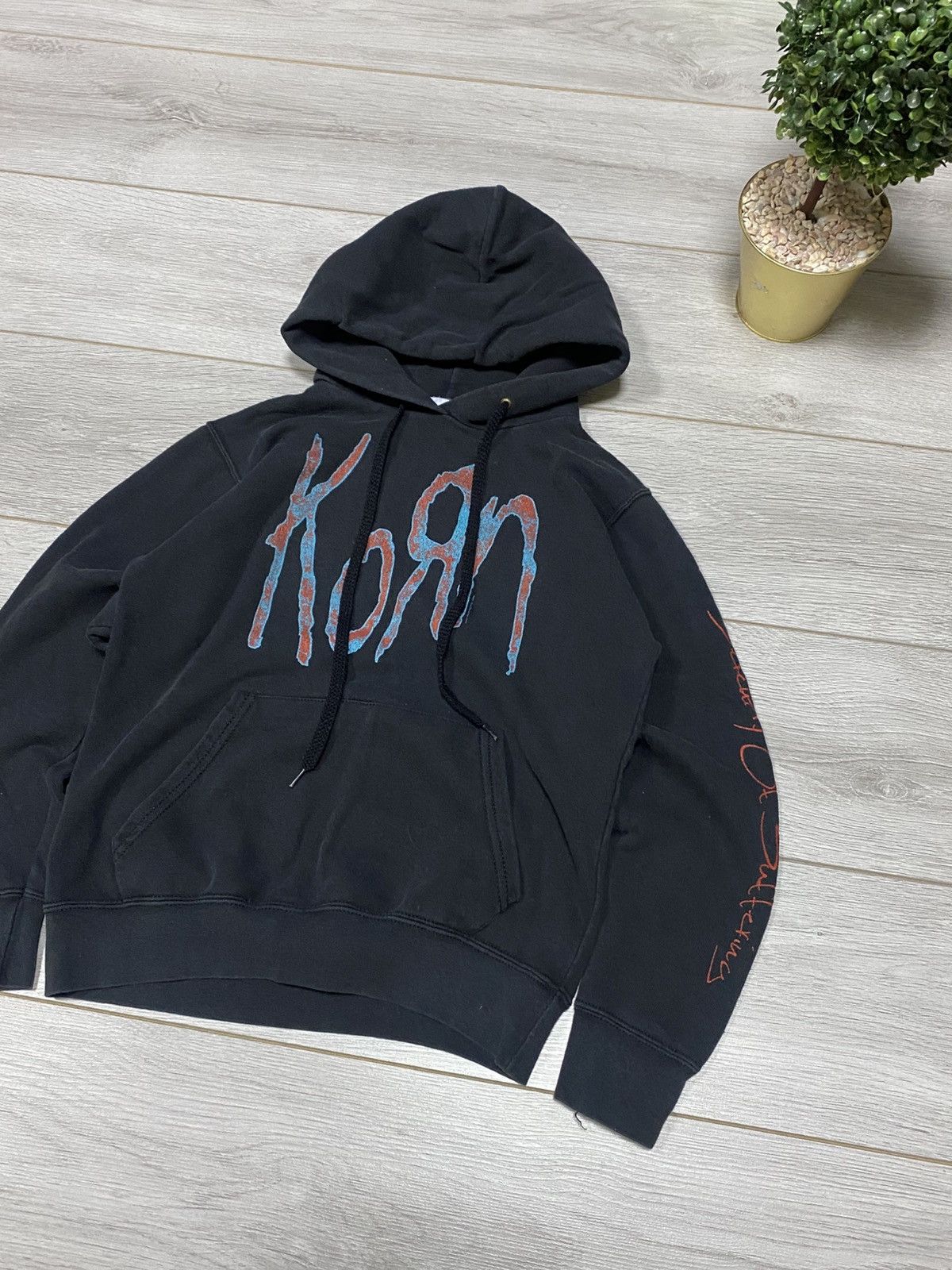 Band Tees Korn vintage Band faded hoodie big print Size US S / EU 44-46 / 1 - 3 Thumbnail