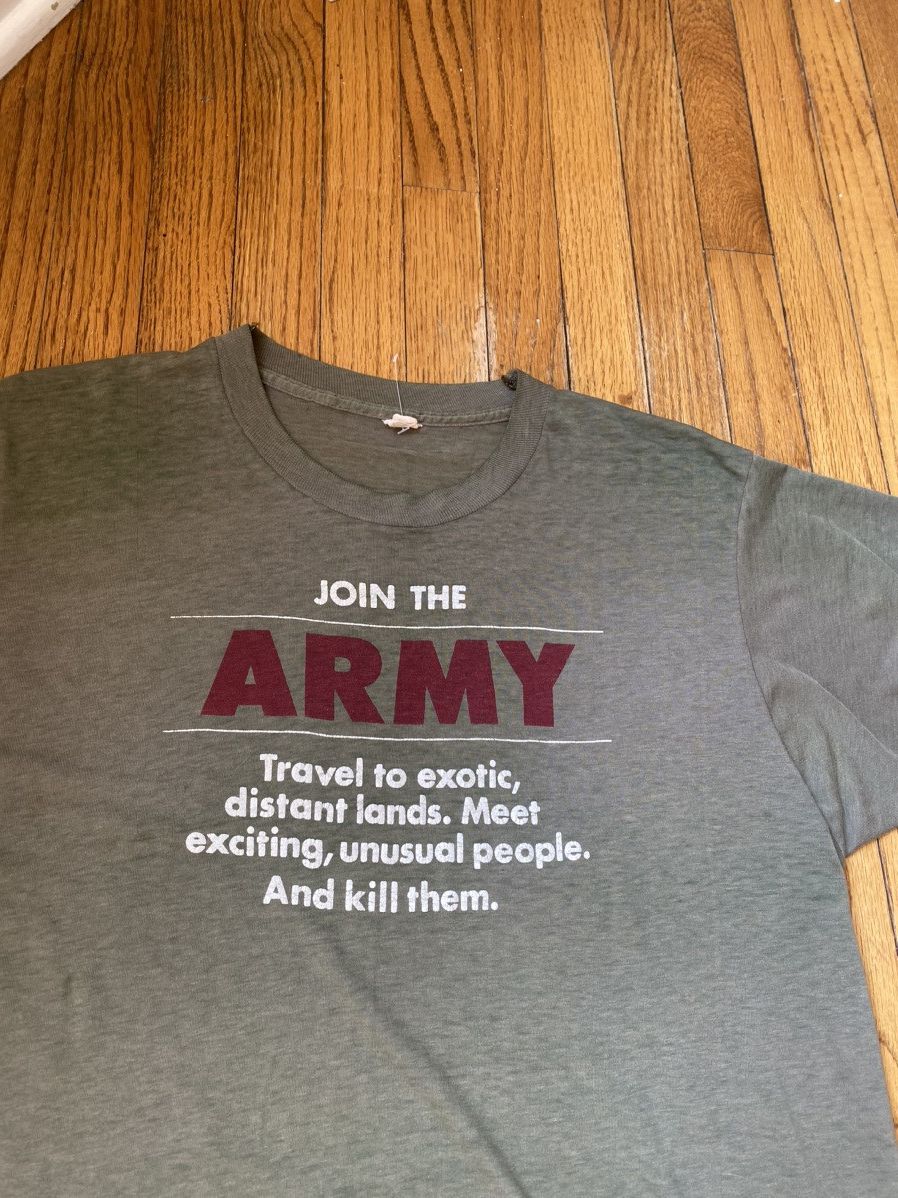 Vintage Vintage Army Parody Tee Size US L / EU 52-54 / 3 - 1 Thumbnail