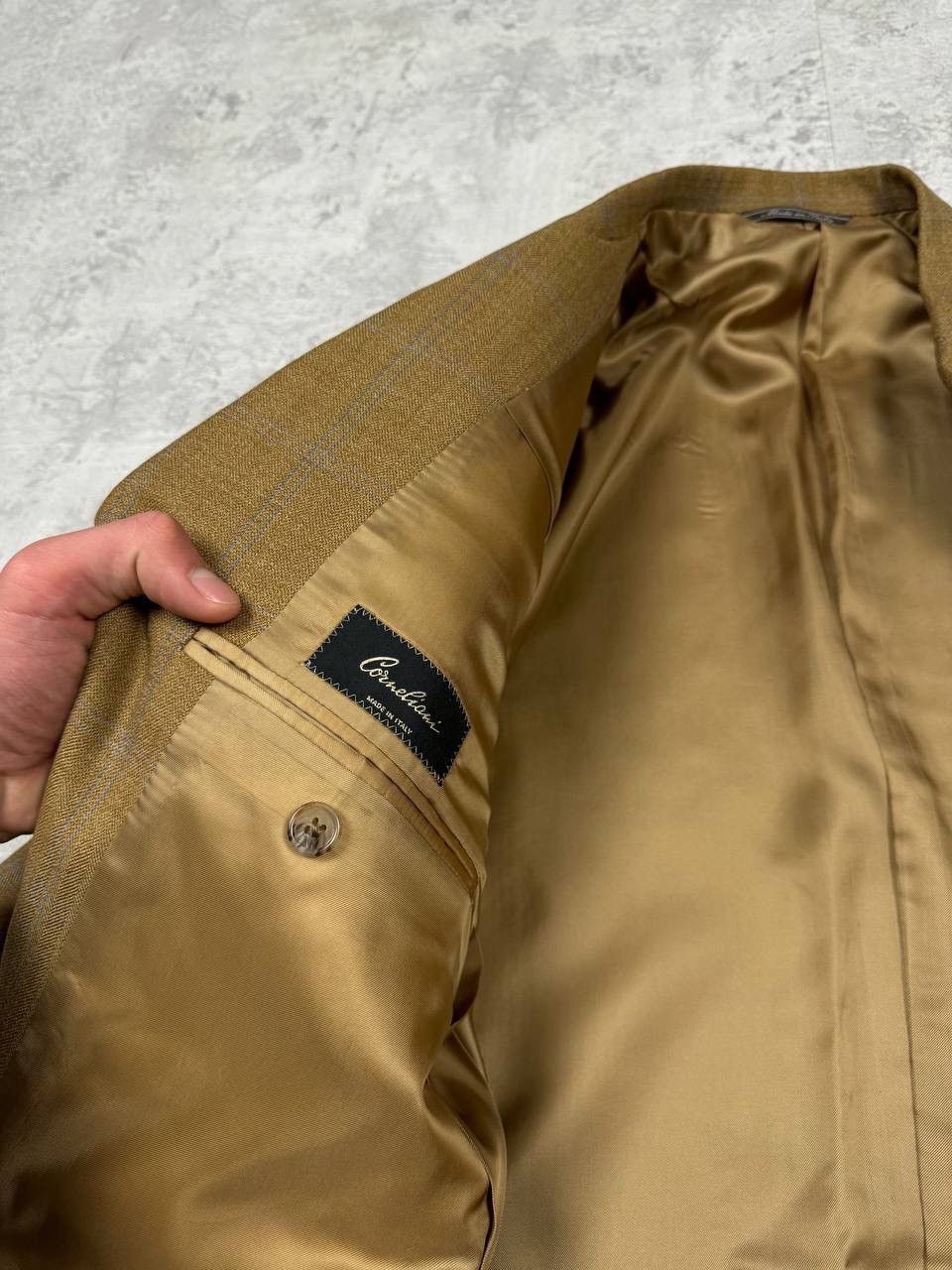 Corneliani Corneliani Super 100'S Extrafine Merinos Italy Bleazer 50 Size 50R - 15 Thumbnail