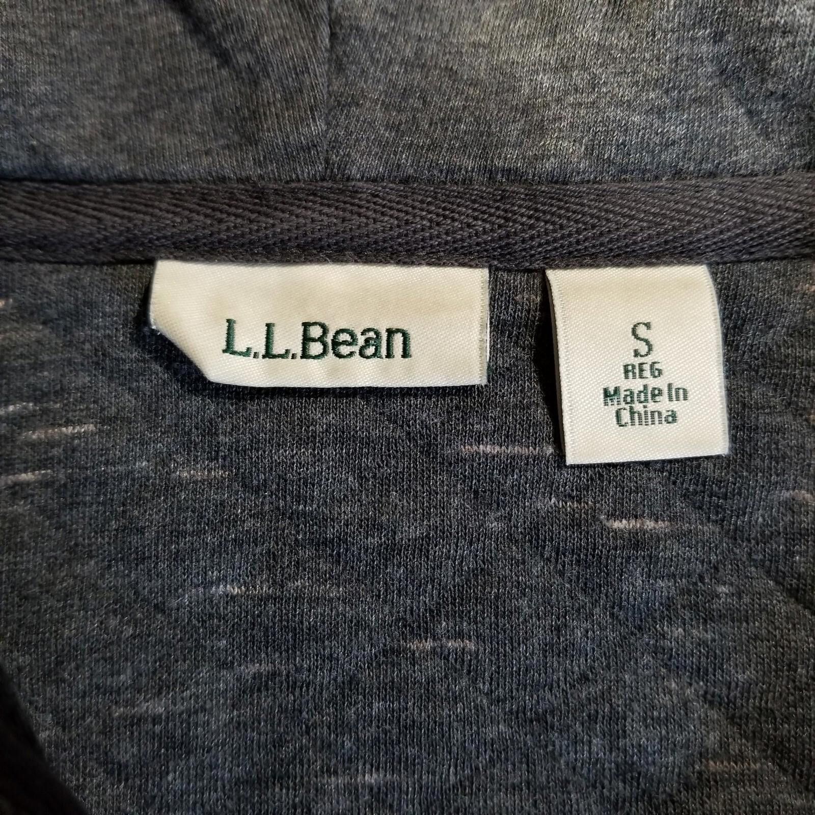 L.L. Bean LL Bean Small Gray Light Quilted Zip Up Hooded Jacket Size S / US 4 / IT 40 - 8 Thumbnail