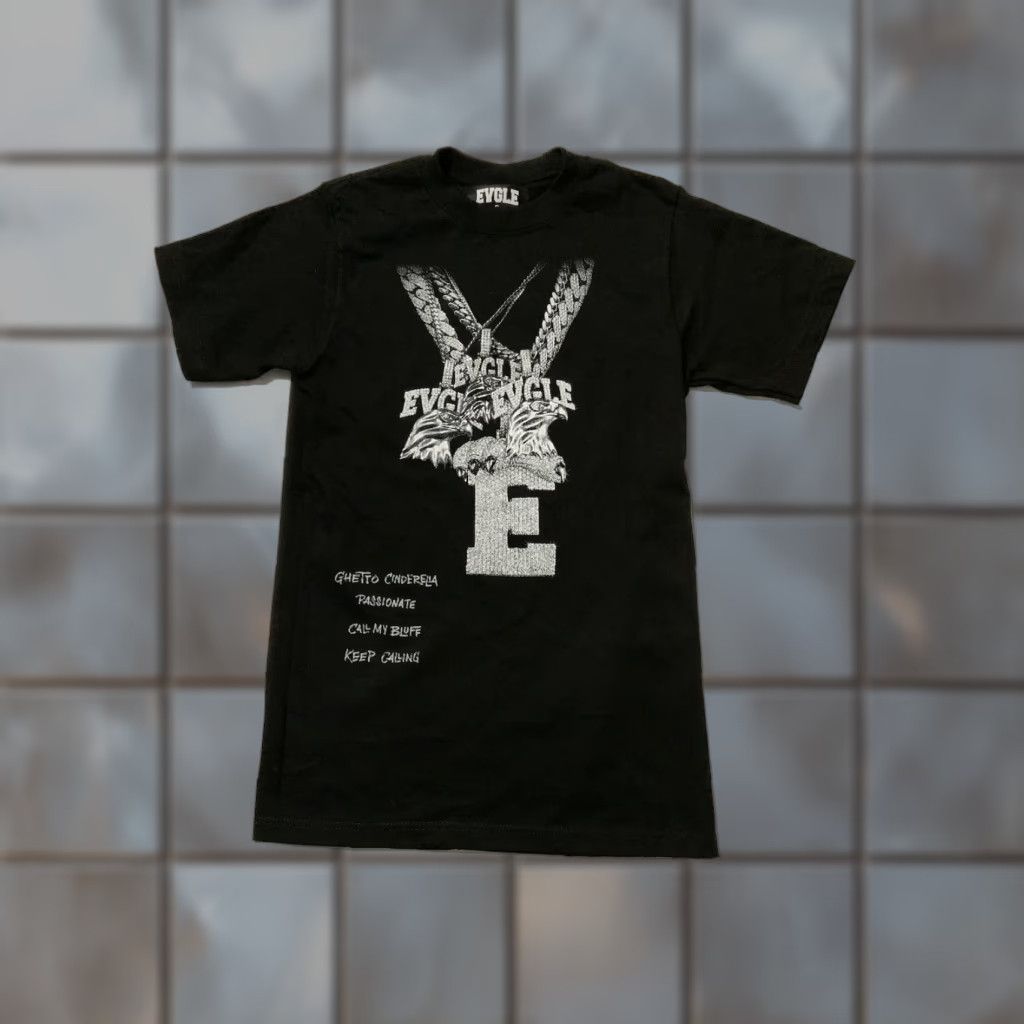 Vintage VINTAGE Evgle BLXST Ghetto Cinderella Passionate Chains Hip Hop Merch Black T-Shirt Sz.S Men S Black Hip Hop T-Shirt Mens Size US S / EU 44-46 / 1 - 1 Thumbnail