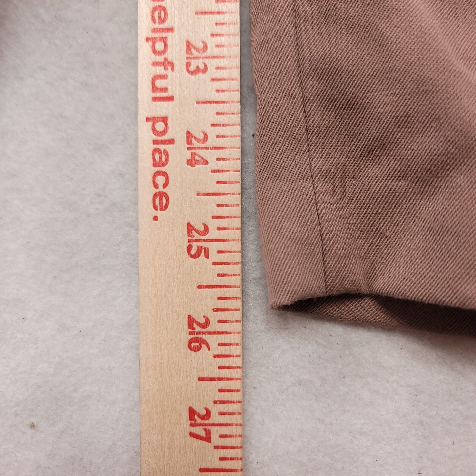 Banana Republic Private Collection Casual Button Pants Womens Size 17 Brown Size 27" / US 4 / IT 40 - 8 Thumbnail