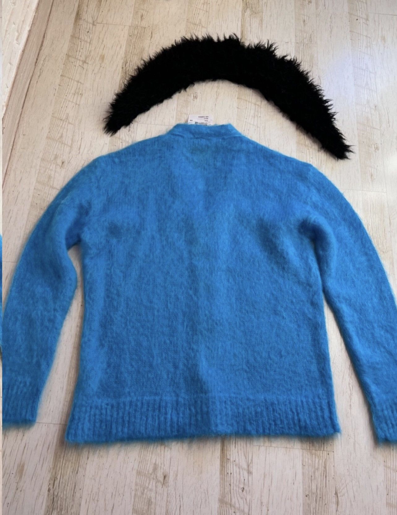 Marni Marni Fuzzy Wuzzy Mohair Cardigan Turquoise NWT Size US L / EU 52-54 / 3 - 12 Thumbnail