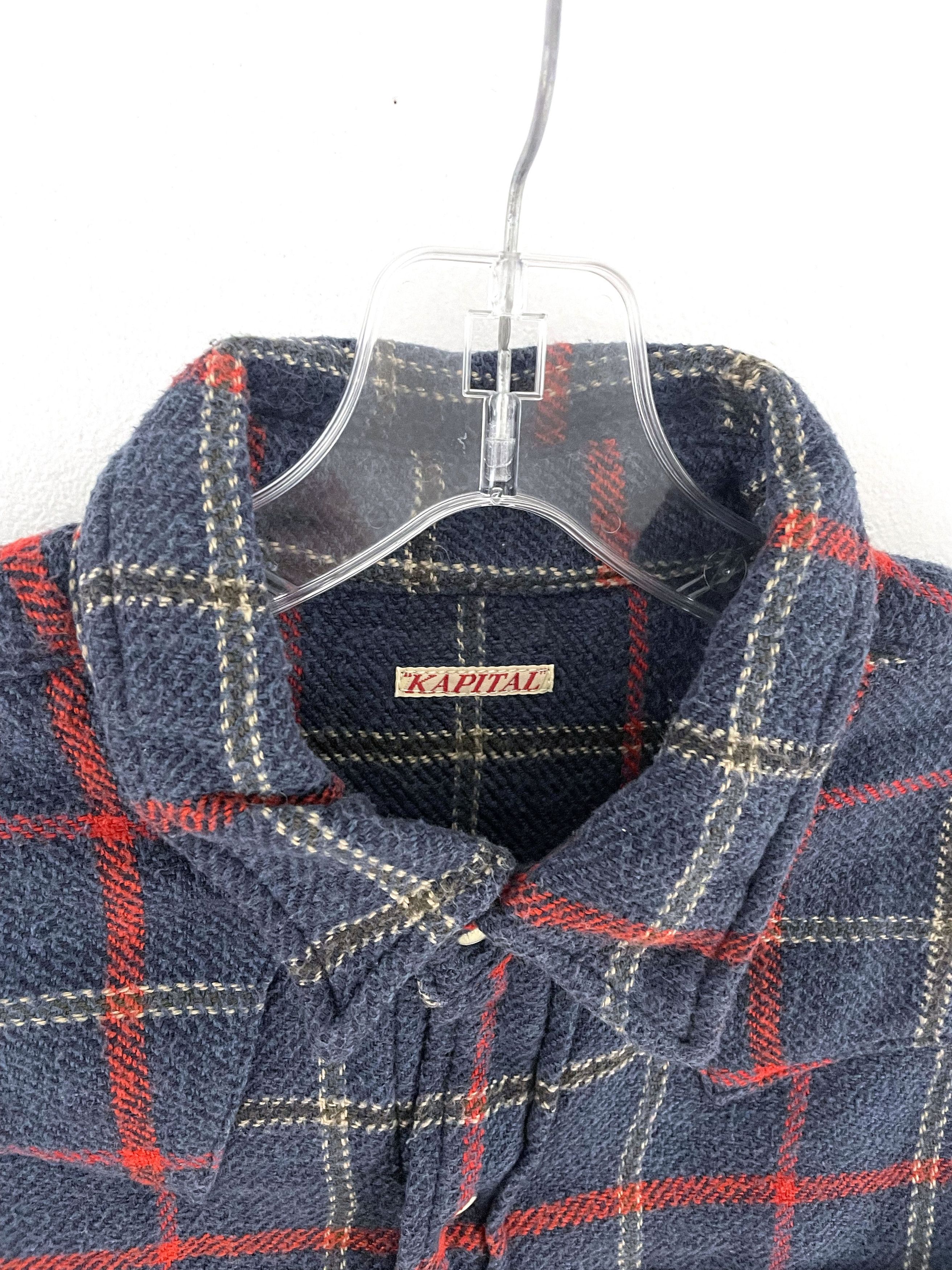 Kapital Corduroy Trim Flannel Size US XL / EU 56 / 4 - 4 Thumbnail