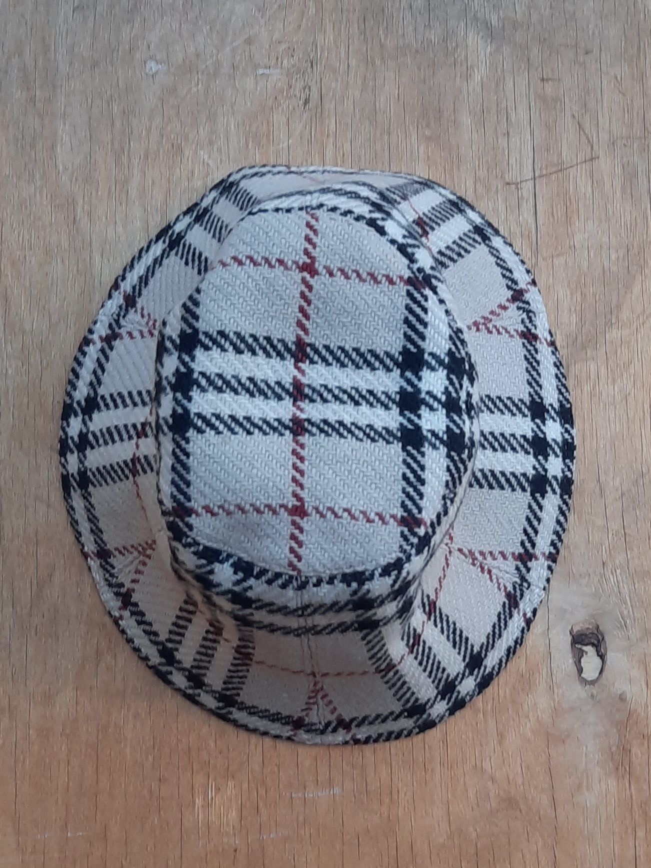 Burberry Burberry London Classic Nova Check Wool Bucket Hat Size ONE SIZE - 4 Thumbnail