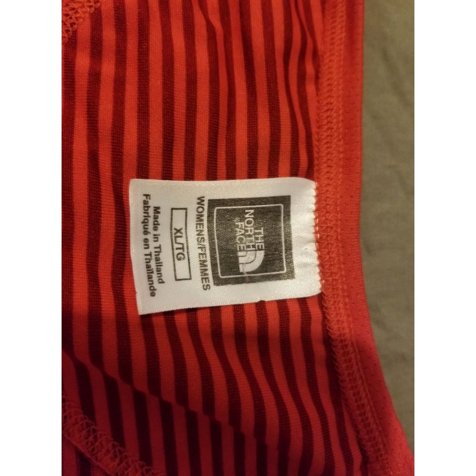 The North Face VINTAGE? The North Face Shirt XL Orange Striped Athletic Outdoor Womens Size XL / US 12-14 / IT 48-50 - 4 Thumbnail