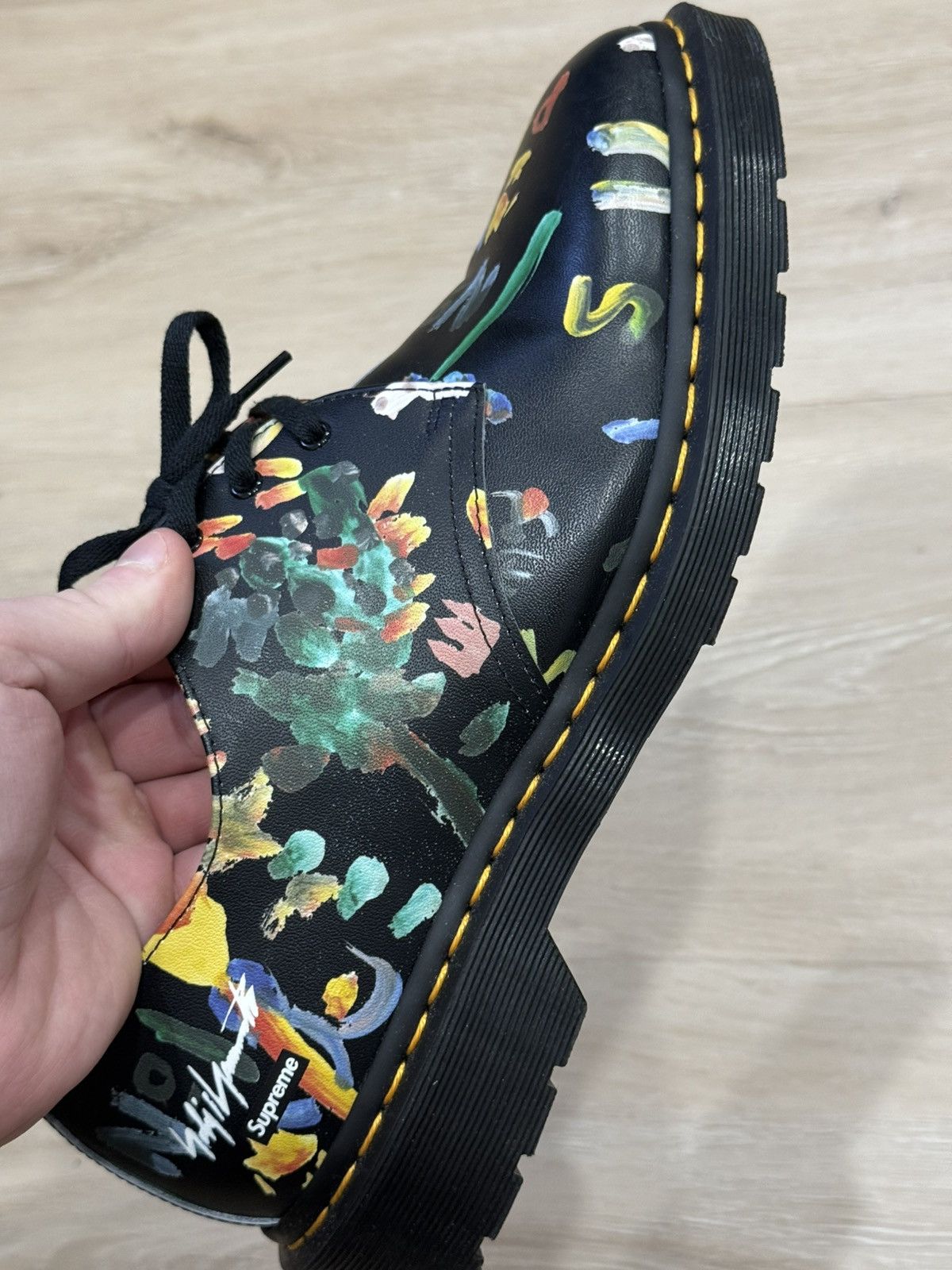 Supreme × Yohji Yamamoto Supreme Yohji Yamamoto Dr Marten 1461 Shoes Size US 11 / EU 44 - 15 Thumbnail