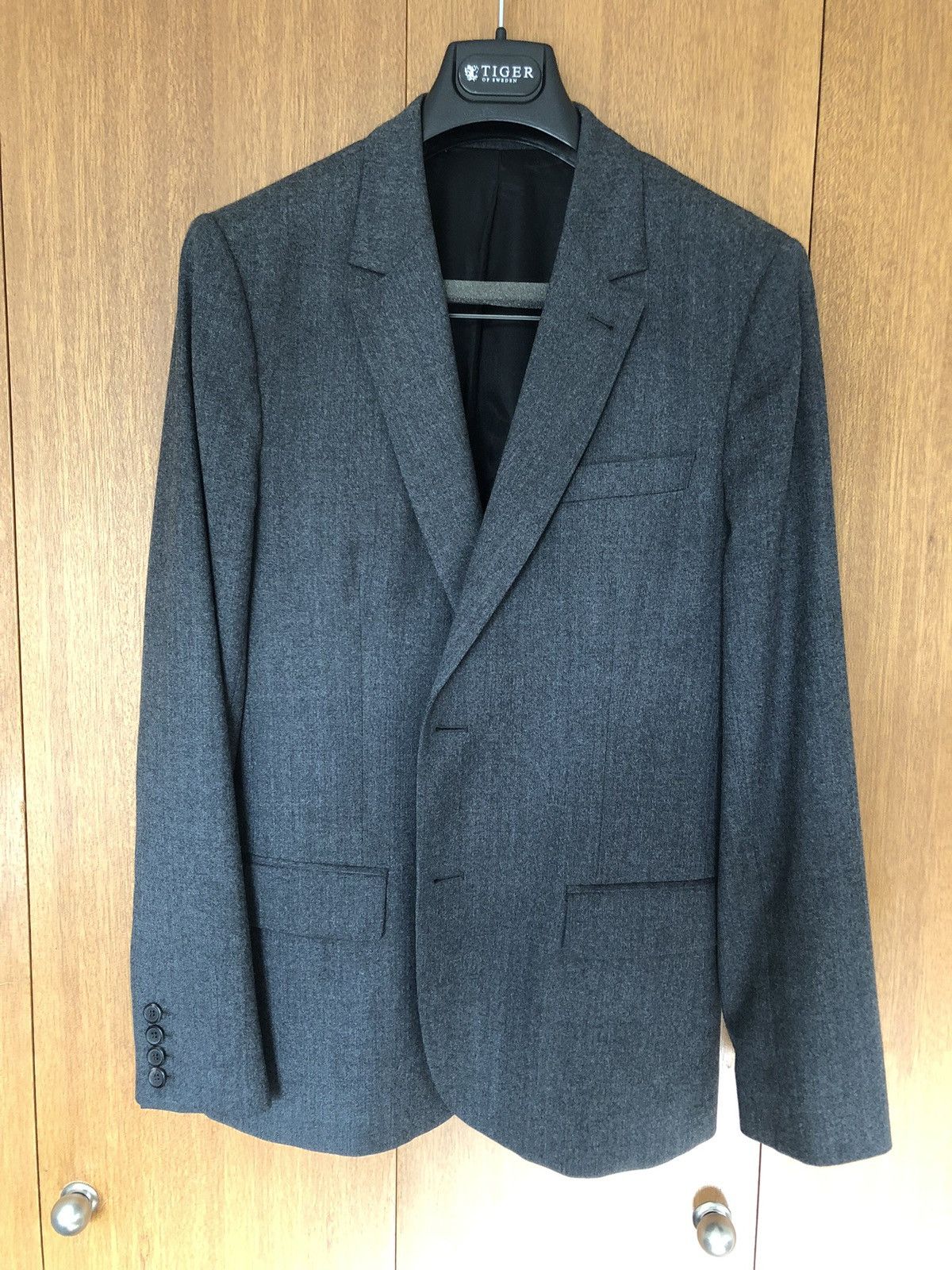 Aemi + Co Acid Washed Exposed Seam Button Up Jacket