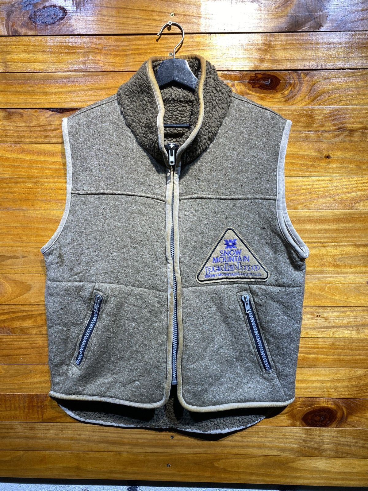 Vintage Vintage Peak A Boo by Basil Snow Mountain Fleece Vest Size US M / EU 48-50 / 2 - 3 Thumbnail
