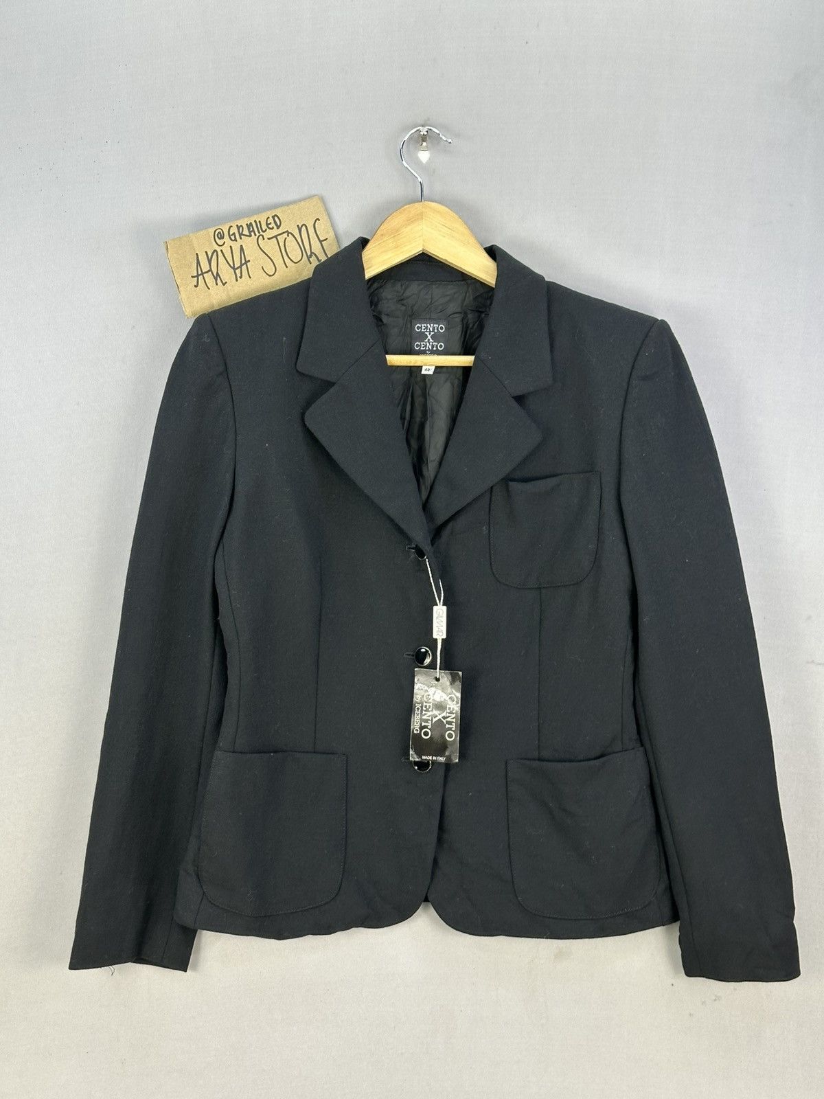 Iceberg Deadstock Cento X Cento by Iceberg Coat Jacket Size XS / US 0-2 / IT 36-38 - 1 Thumbnail